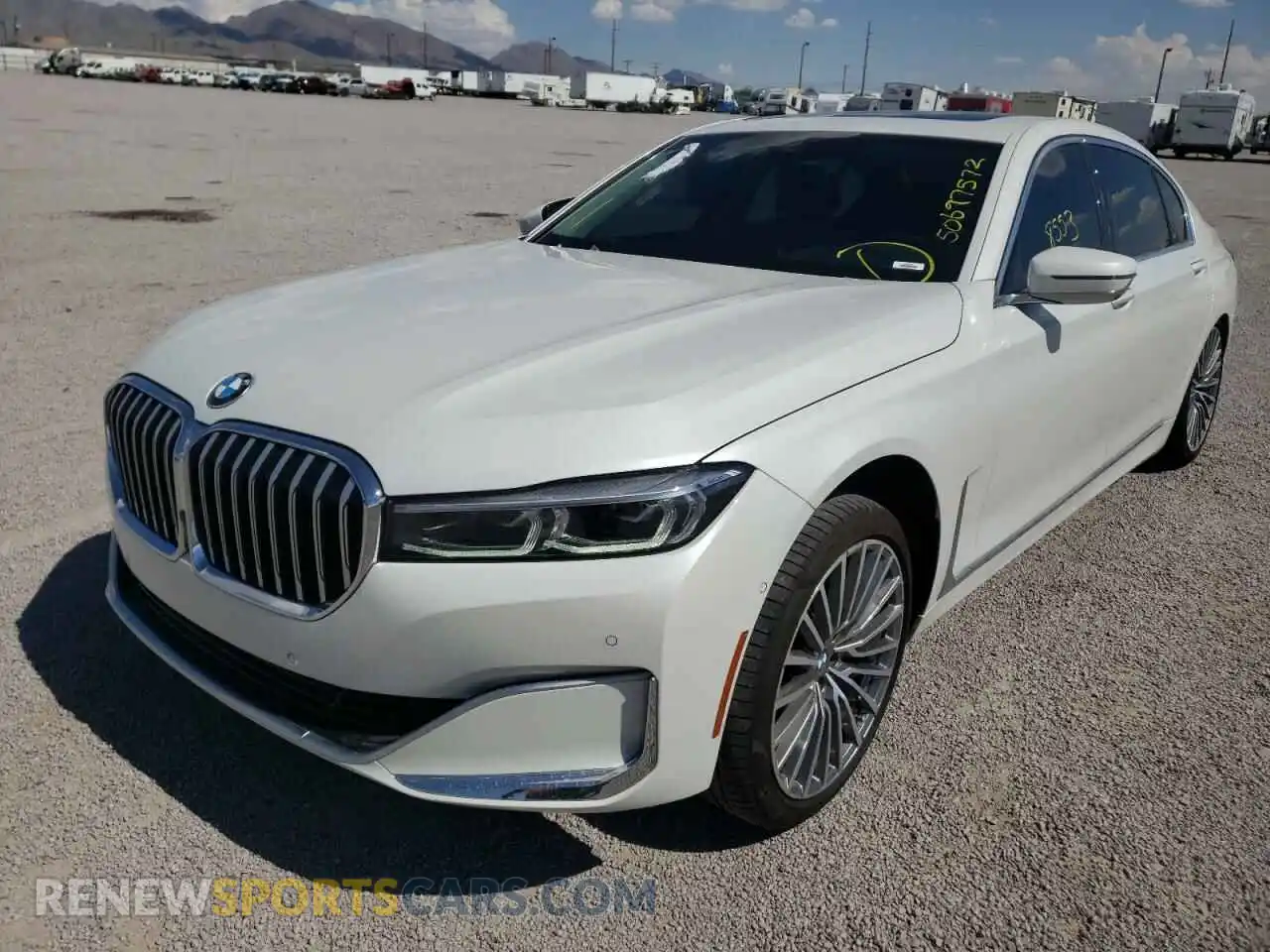 2 Photograph of a damaged car WBA7U2C02LGJ59945 BMW 7 SERIES 2020