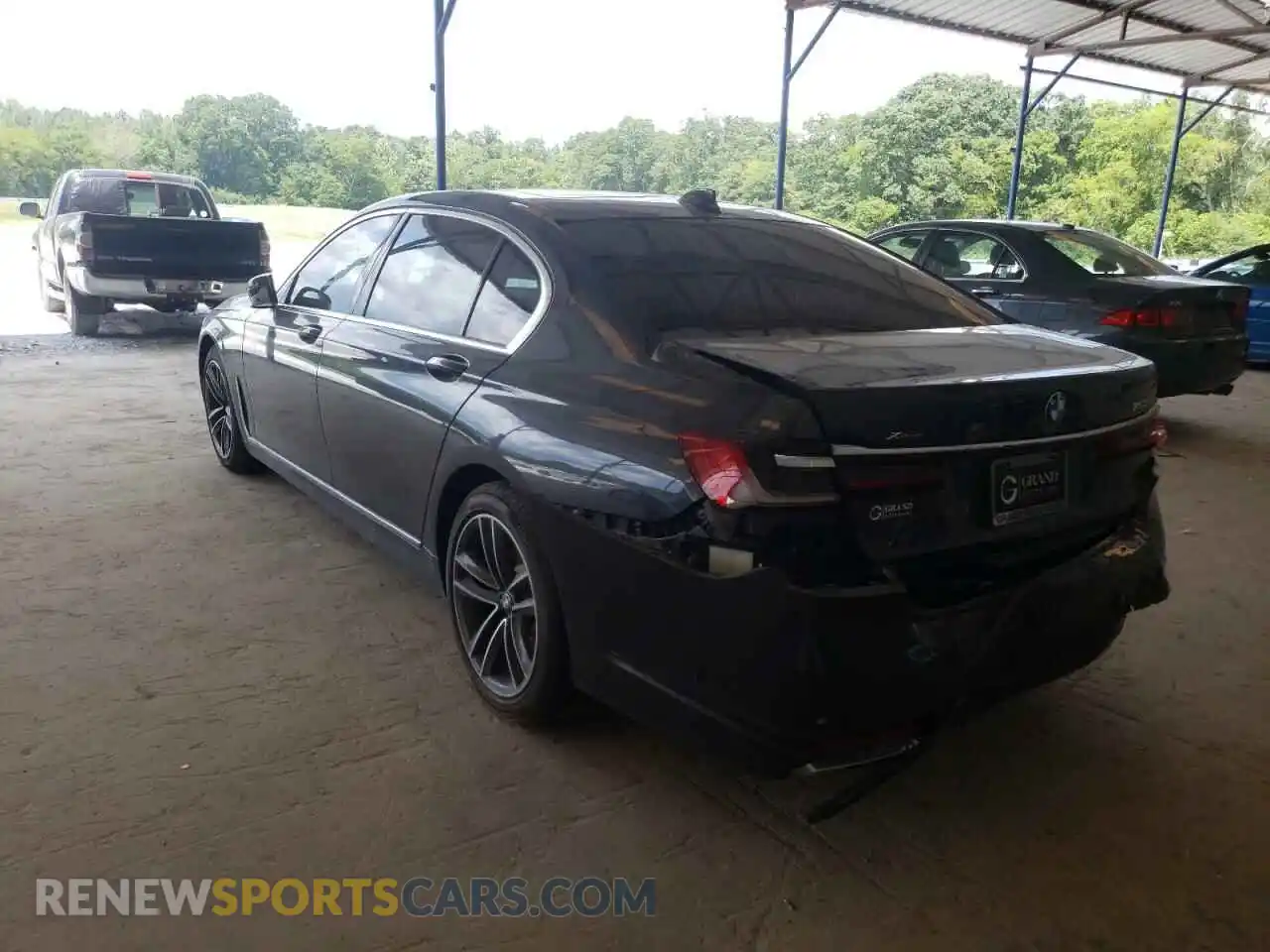 3 Photograph of a damaged car WBA7U2C09LGJ59165 BMW 7 SERIES 2020