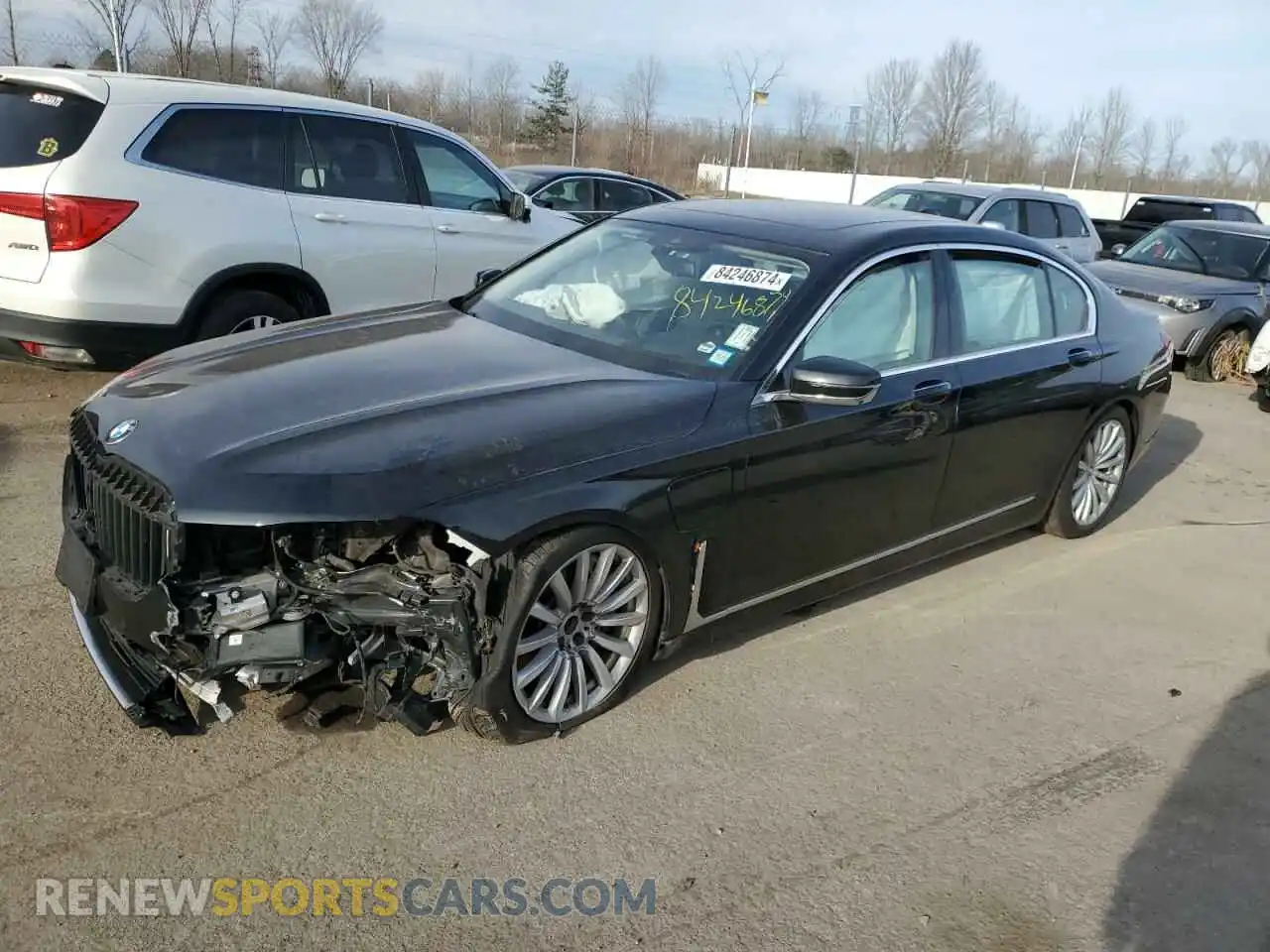 1 Фотография поврежденного автомобиля WBA7W4C04LCD24152 BMW 7 SERIES 2020