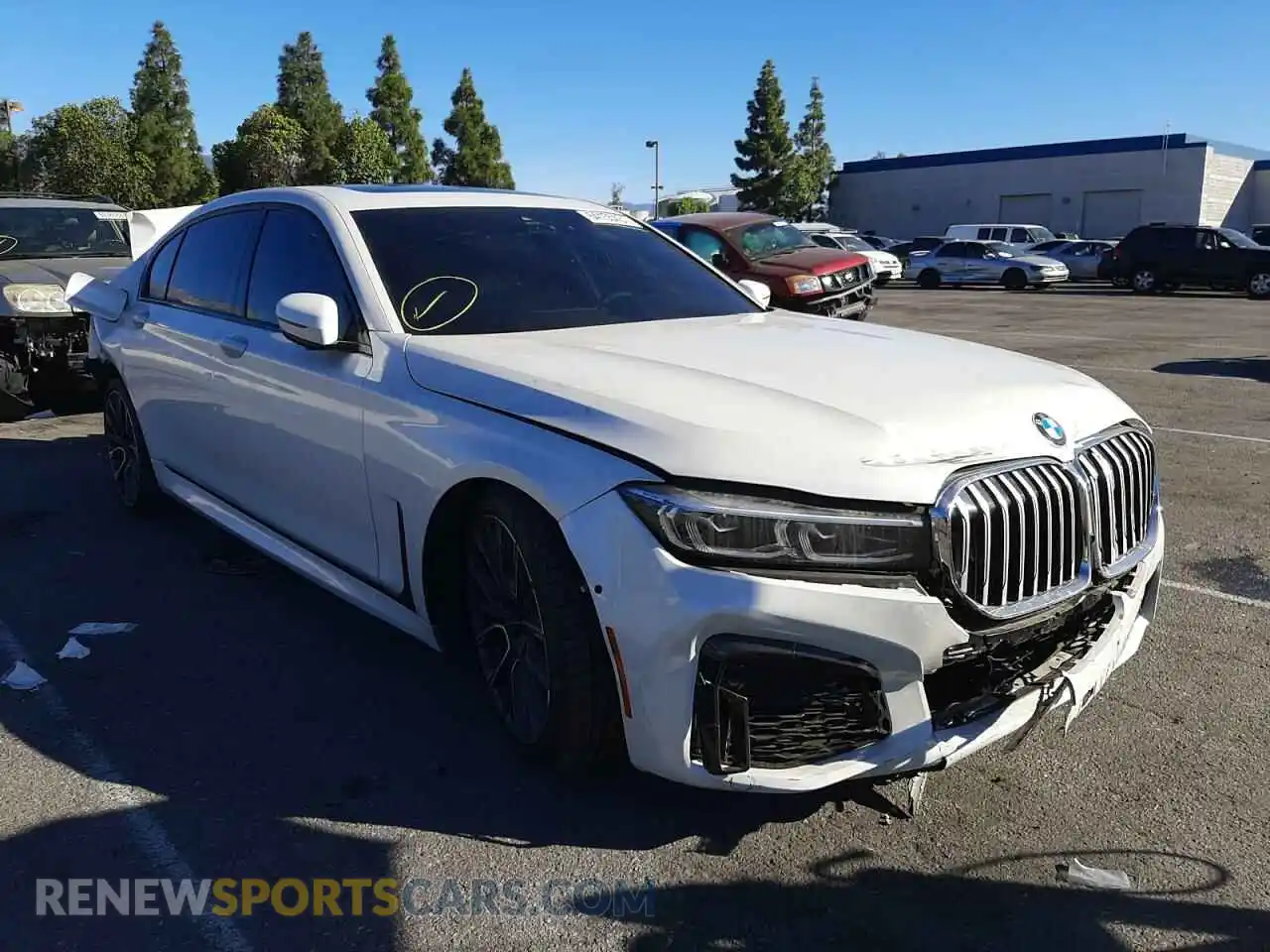 1 Photograph of a damaged car WBA7T2C00MCF18613 BMW 7 SERIES 2021