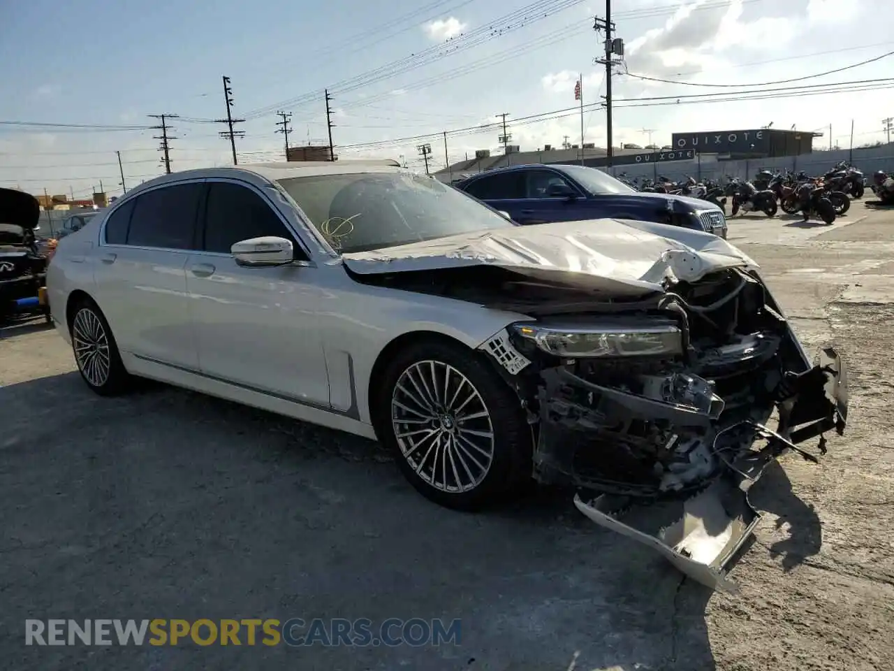 1 fotografías del automóvil dañado WBA7T2C02MCG57805 BMW 7 SERIES 2021