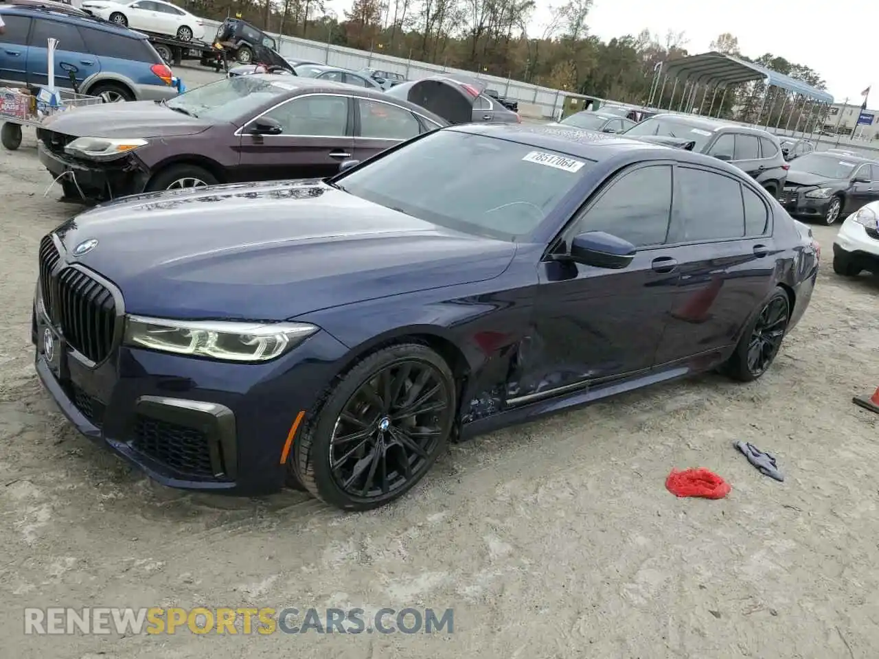 1 Photograph of a damaged car WBA7T2C03MCF63559 BMW 7 SERIES 2021