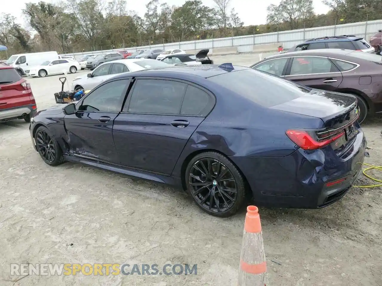 2 Photograph of a damaged car WBA7T2C03MCF63559 BMW 7 SERIES 2021