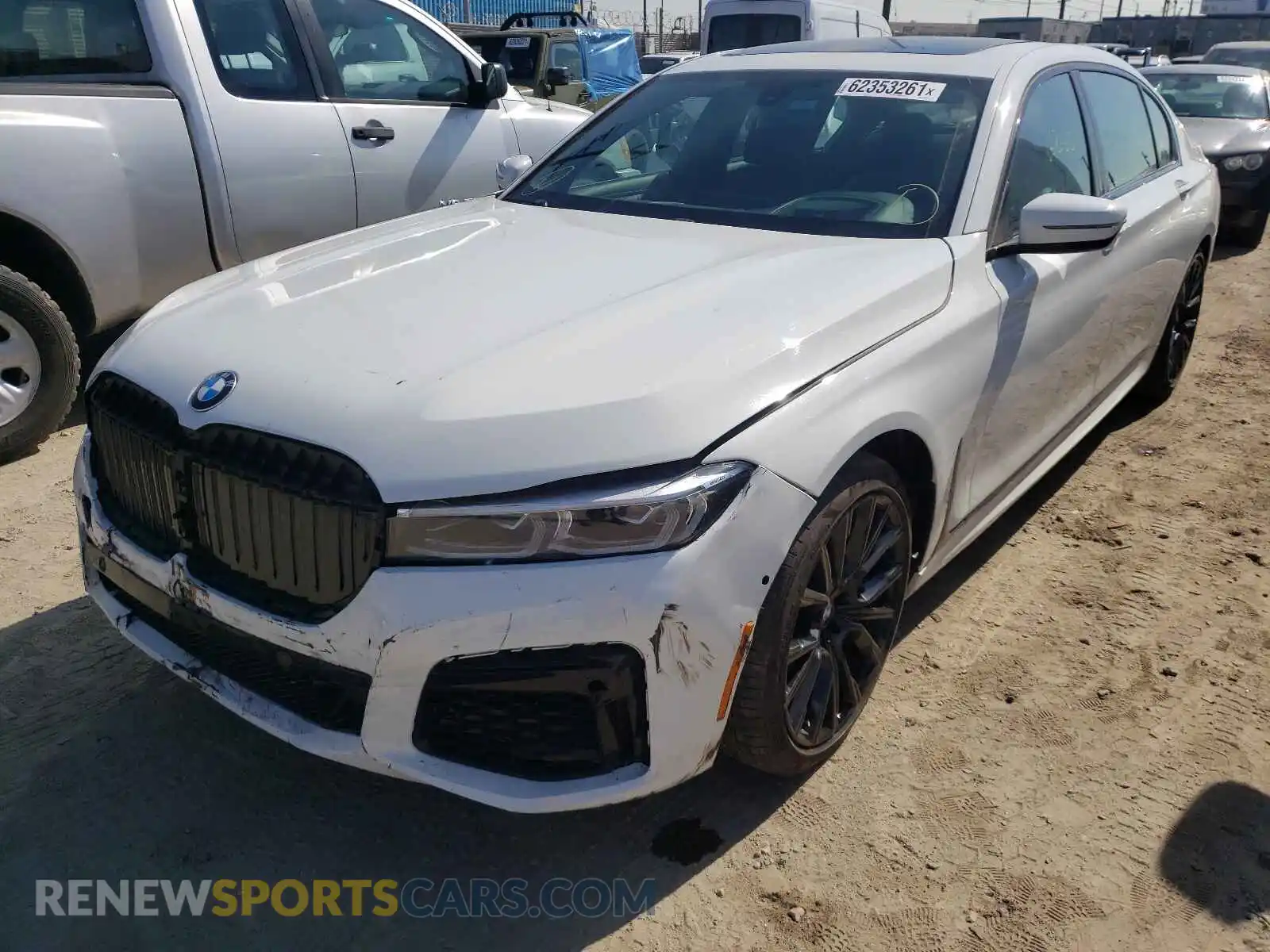 2 Photograph of a damaged car WBA7T2C05MCF87328 BMW 7 SERIES 2021