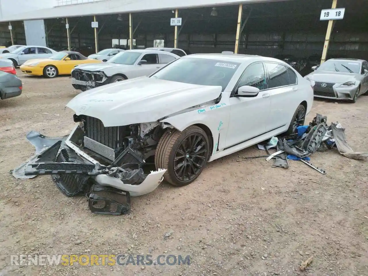 2 Photograph of a damaged car WBA7T2C08MCE54644 BMW 7 SERIES 2021