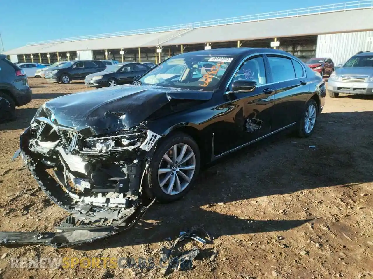 2 Photograph of a damaged car WBA7T2C08MCF36907 BMW 7 SERIES 2021
