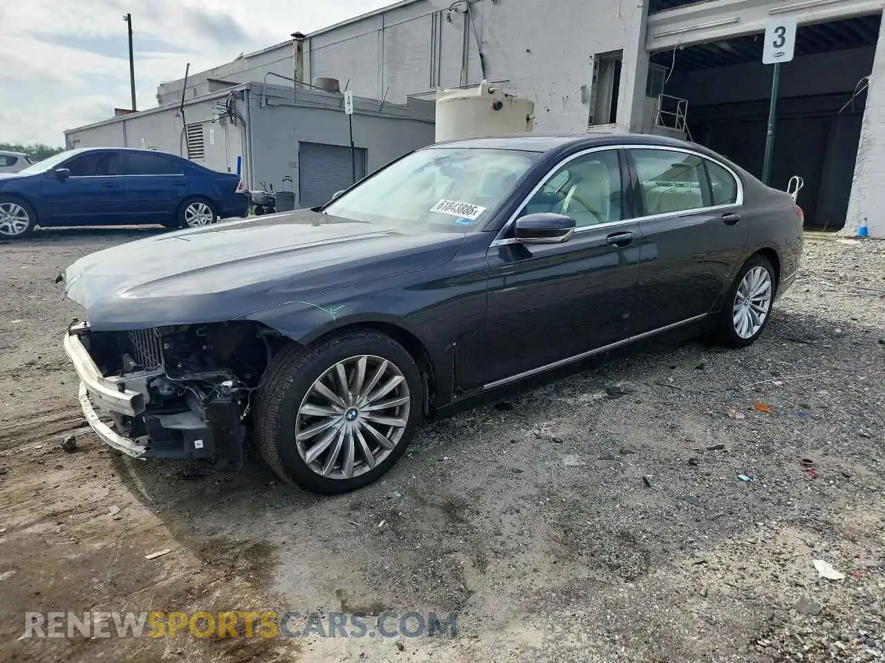 1 Photograph of a damaged car WBA7T4C07MCF84488 BMW 7 SERIES 2021