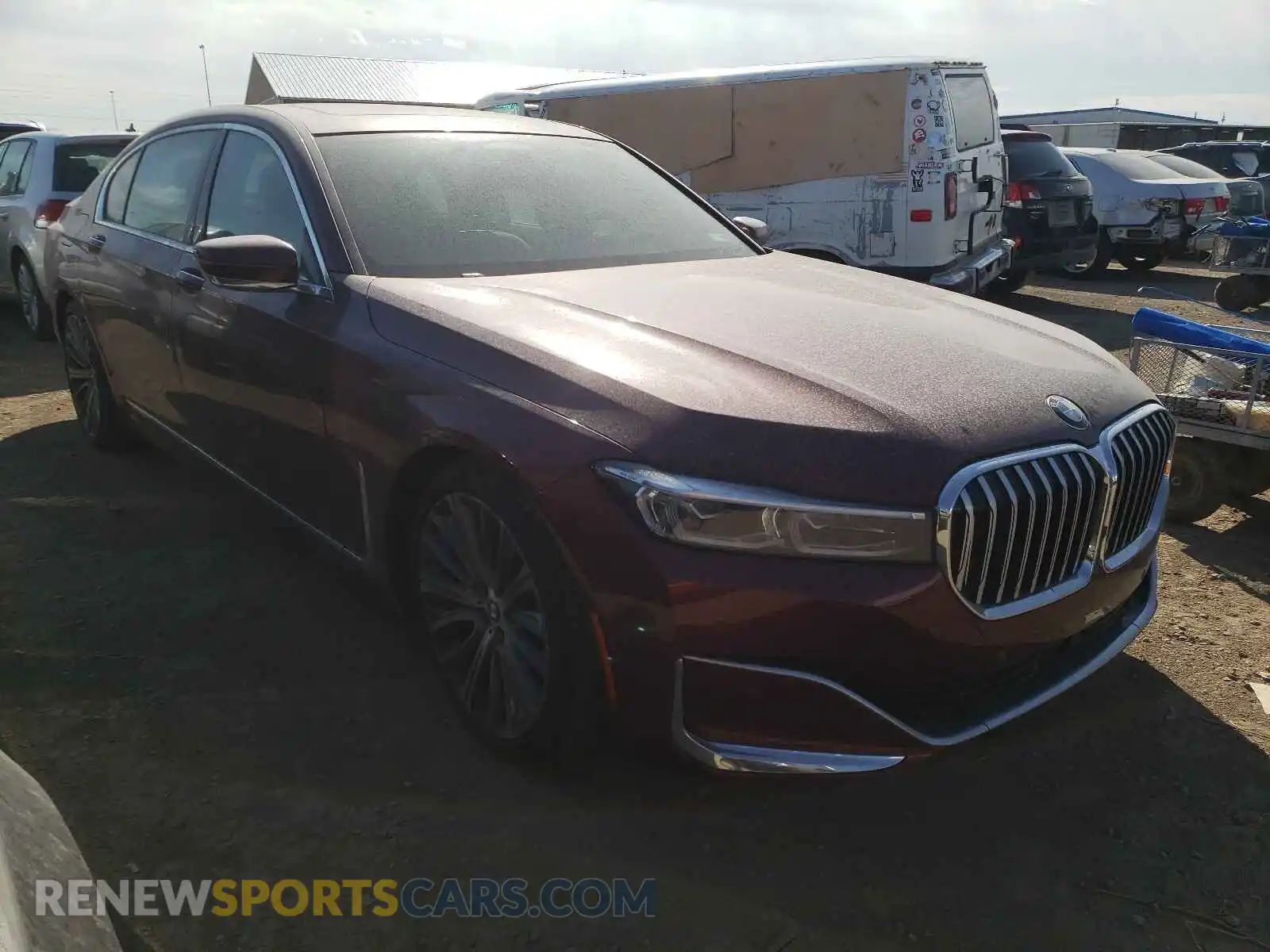 1 fotografías del automóvil dañado WBA7U2C01MCF65808 BMW 7 SERIES 2021
