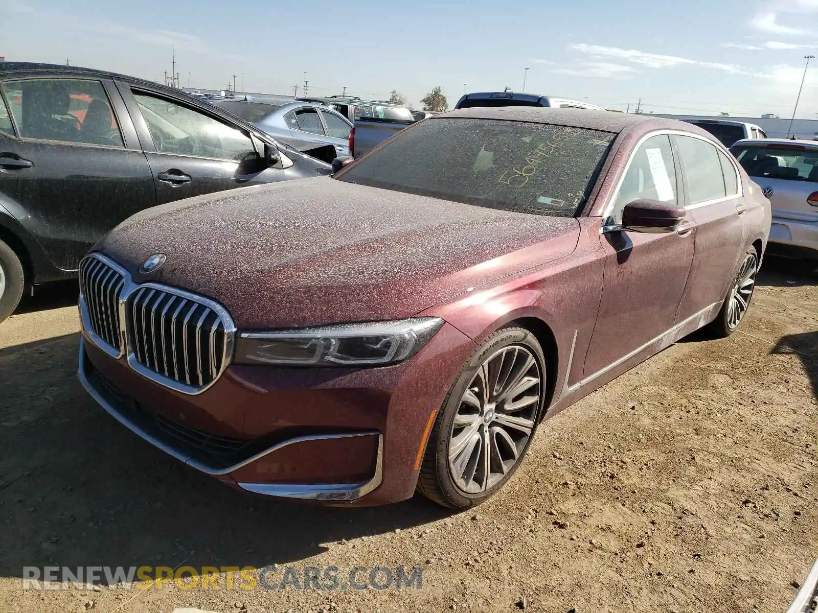 2 fotografías del automóvil dañado WBA7U2C01MCF65808 BMW 7 SERIES 2021