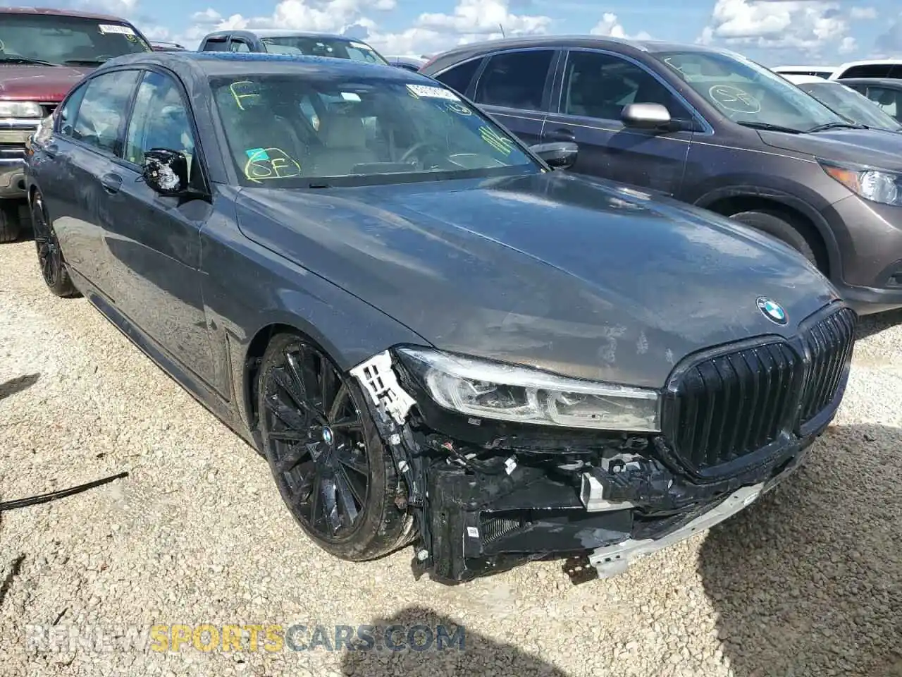 1 Photograph of a damaged car WBA7U2C02MCE96451 BMW 7 SERIES 2021