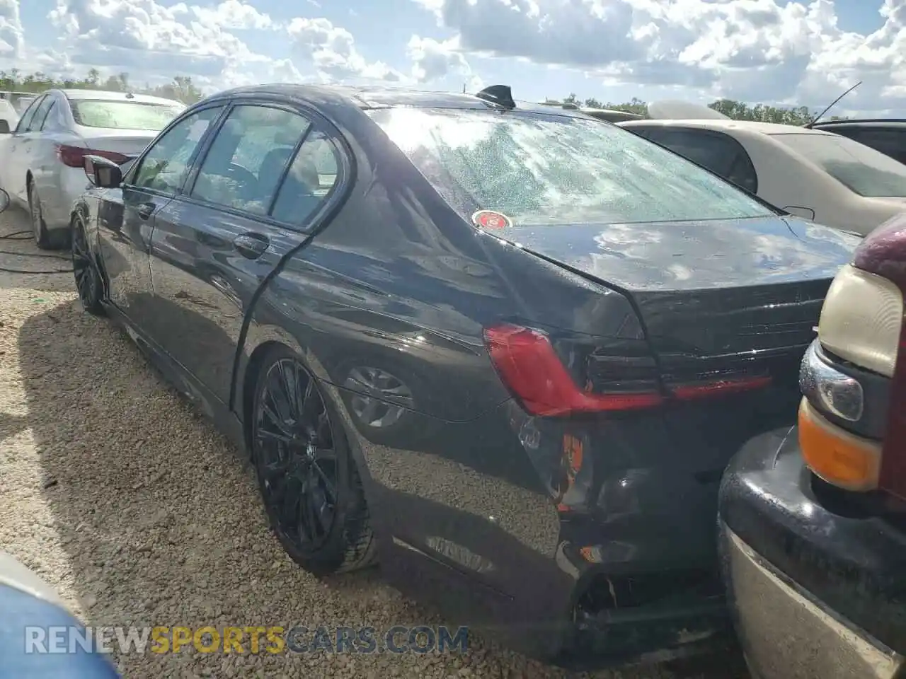 3 Photograph of a damaged car WBA7U2C02MCE96451 BMW 7 SERIES 2021