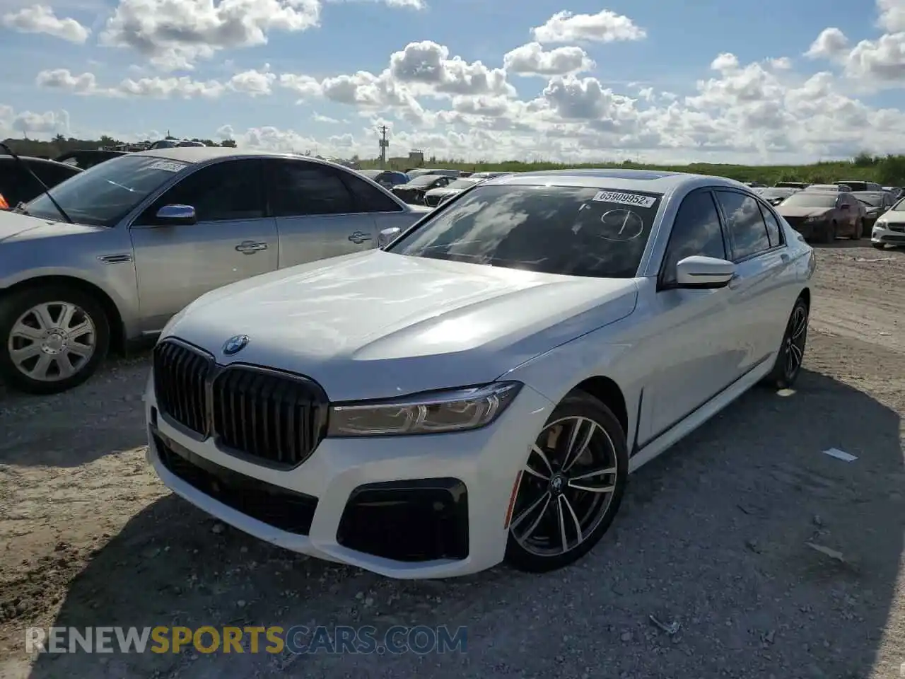 2 Photograph of a damaged car WBA7U2C02MCG50124 BMW 7 SERIES 2021