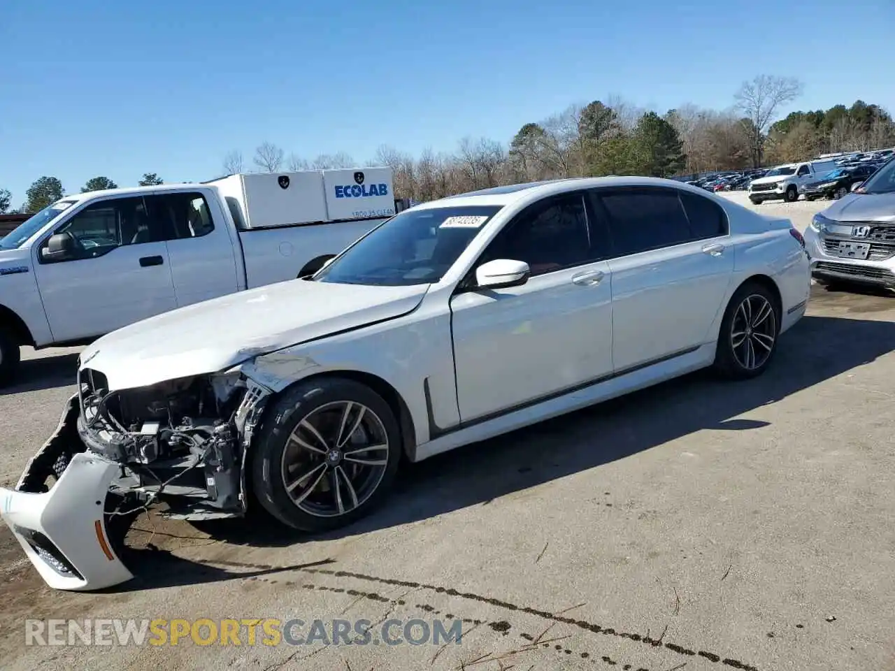 1 Photograph of a damaged car WBA7U2C03MCE90593 BMW 7 SERIES 2021