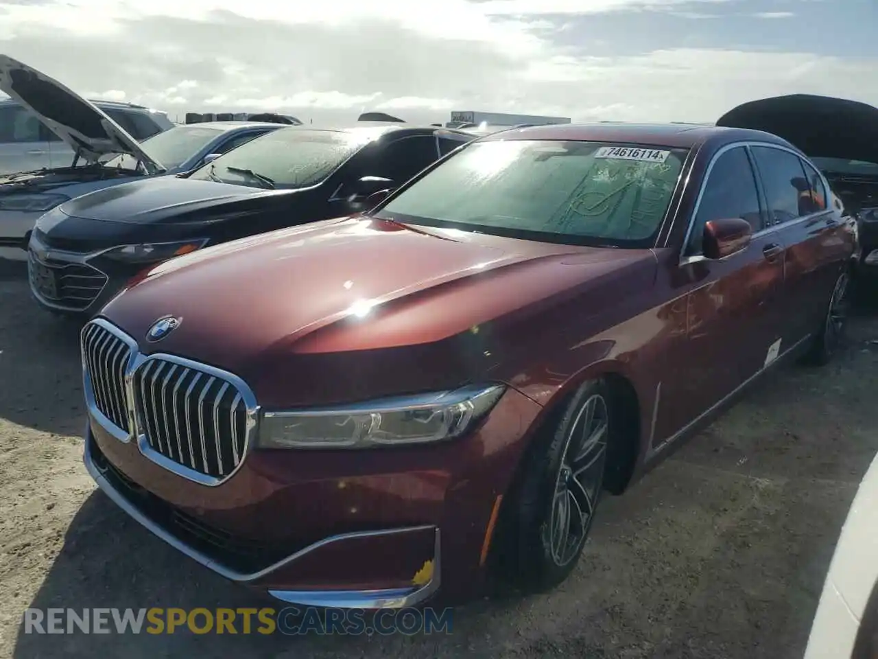 1 Photograph of a damaged car WBA7U2C03MCF89429 BMW 7 SERIES 2021