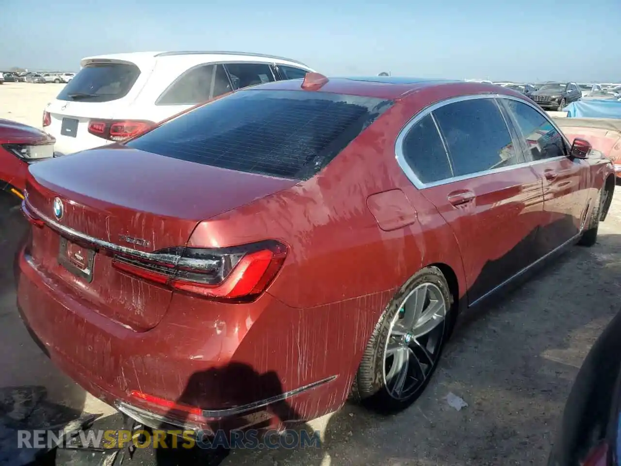 3 Photograph of a damaged car WBA7U2C03MCF89429 BMW 7 SERIES 2021