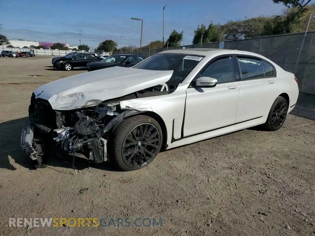 1 Photograph of a damaged car WBA7U2C03MCG02616 BMW 7 SERIES 2021
