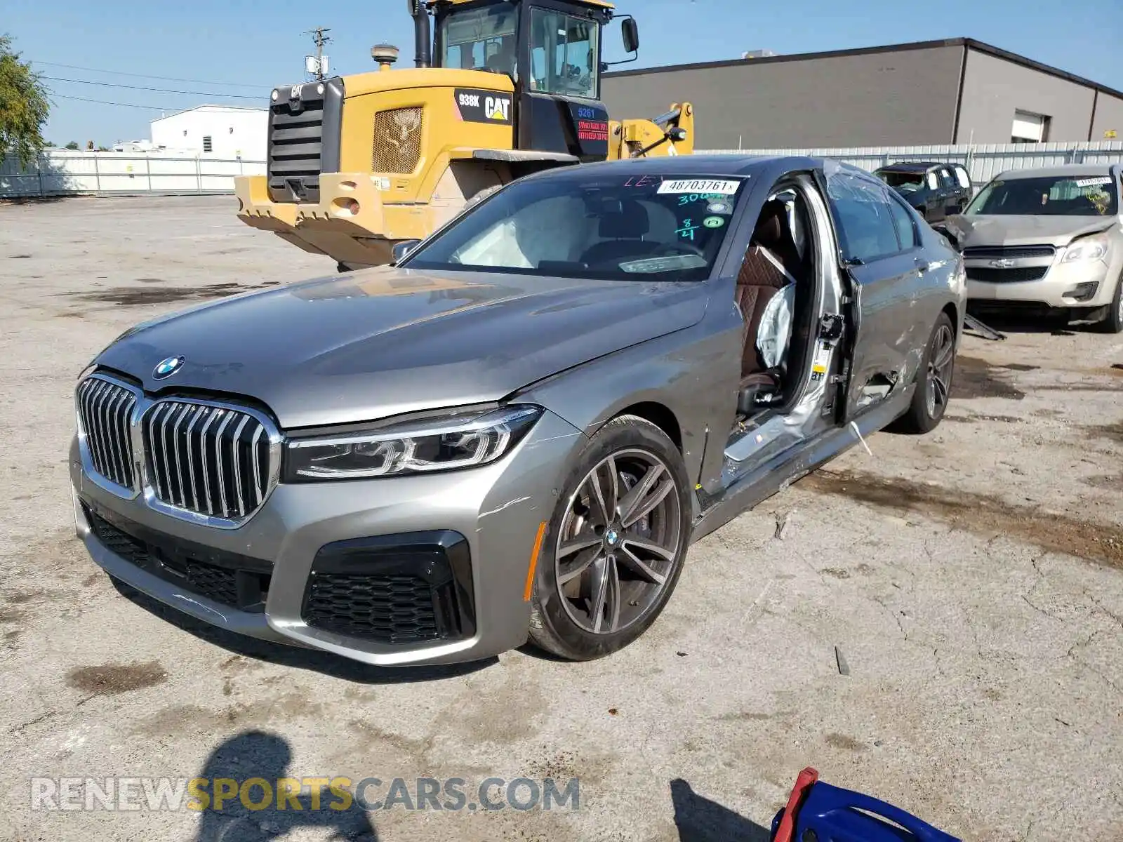 2 fotografías del automóvil dañado WBA7U2C04MCE53004 BMW 7 SERIES 2021