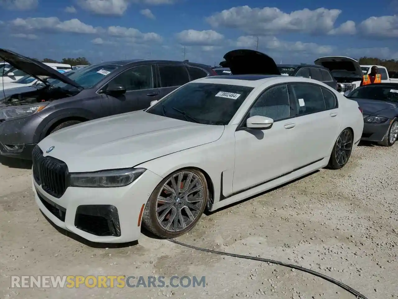 1 Photograph of a damaged car WBA7U2C04MCF45228 BMW 7 SERIES 2021