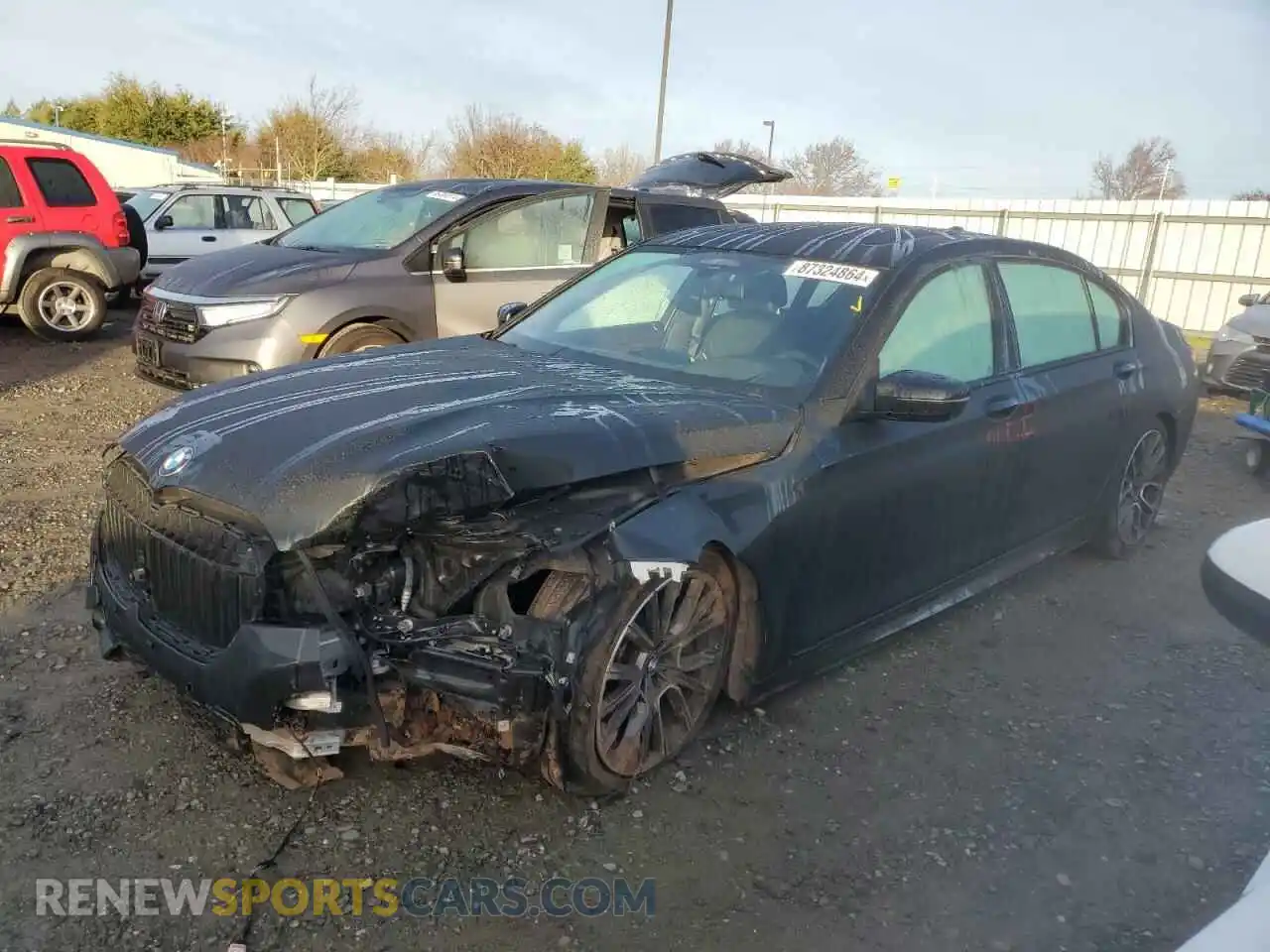 1 Photograph of a damaged car WBA7U2C08MCE90587 BMW 7 SERIES 2021