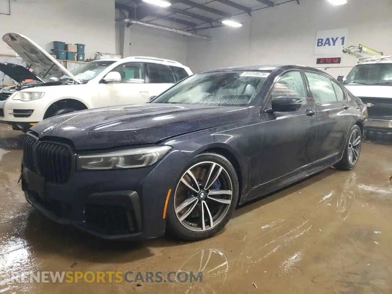 1 Photograph of a damaged car WBA7U2C08MCF39996 BMW 7 SERIES 2021
