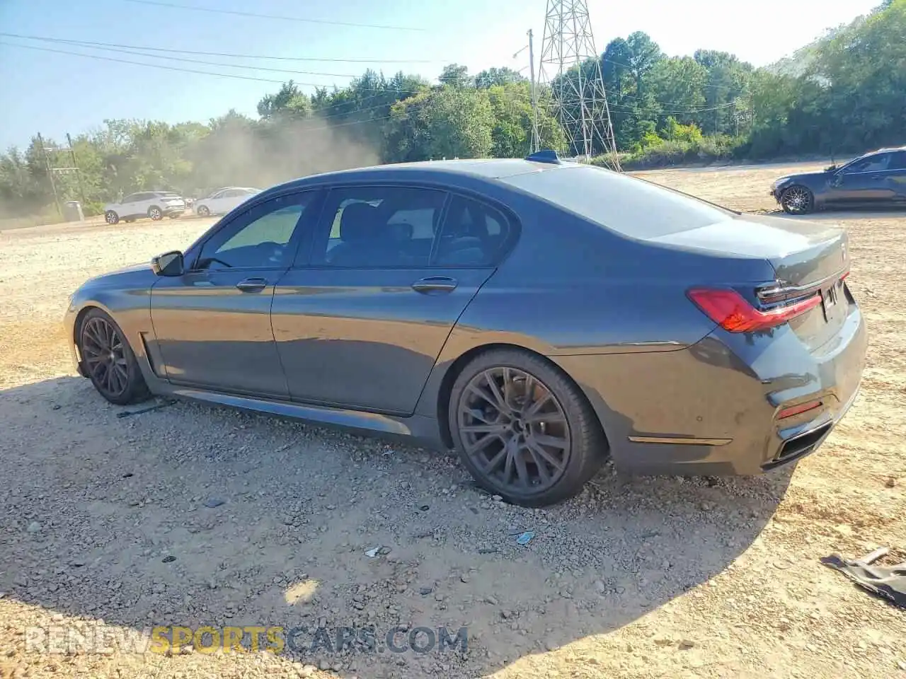 2 Photograph of a damaged car WBA7T2C01NCH14075 BMW 7 SERIES 2022