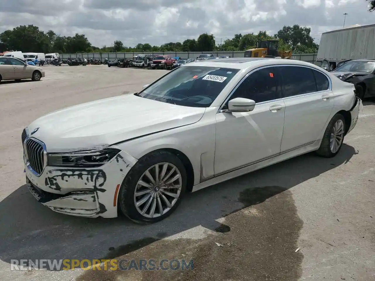 1 Photograph of a damaged car WBA7T2C06NCH26688 BMW 7 SERIES 2022