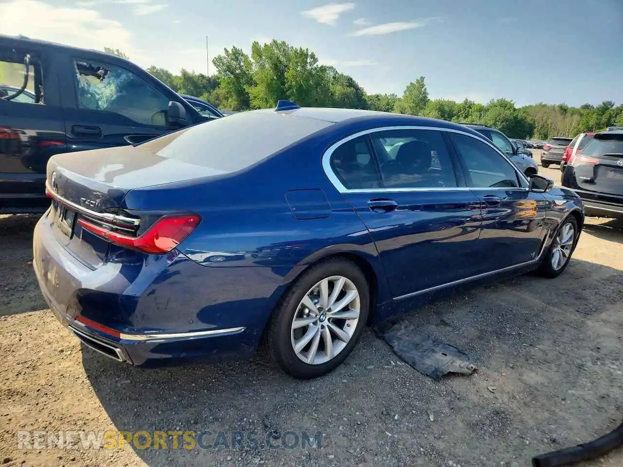 3 Фотография поврежденного автомобиля WBA7T4C0XNCK11394 BMW 7 SERIES 2022