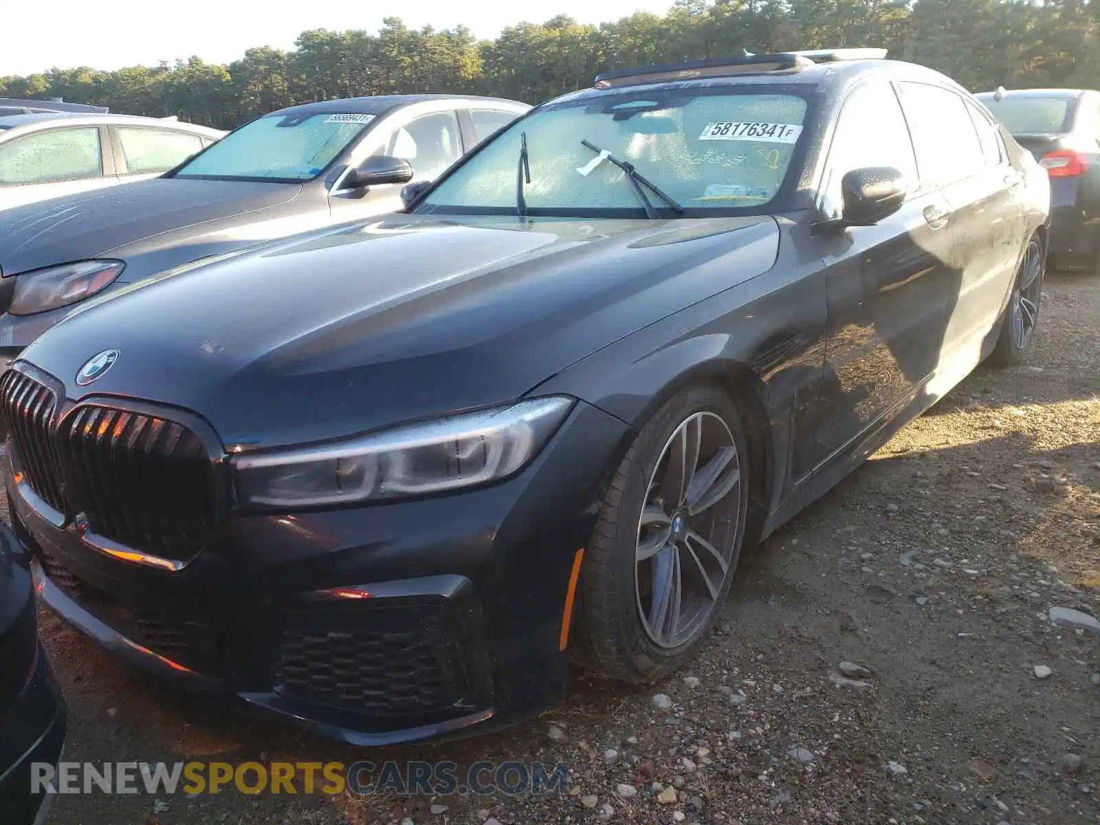 2 Photograph of a damaged car WBA7U2C04NCG96314 BMW 7 SERIES 2022