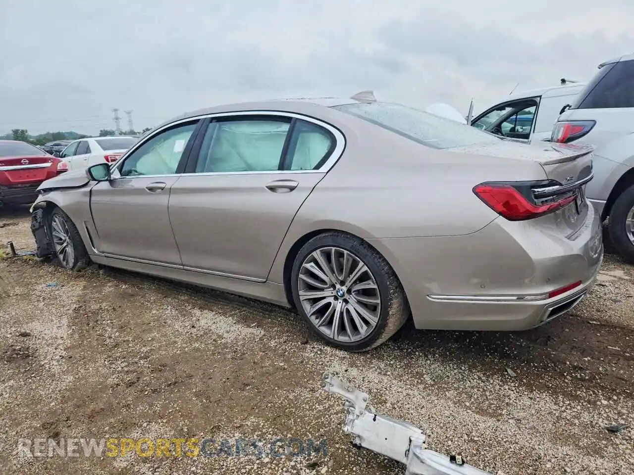 2 Фотография поврежденного автомобиля WBA7U2C07NCH59163 BMW 7 SERIES 2022
