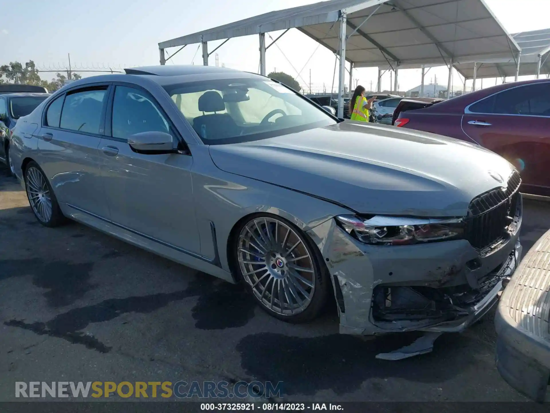 1 Photograph of a damaged car WBA7U2C17NCK81137 BMW 7 SERIES 2022
