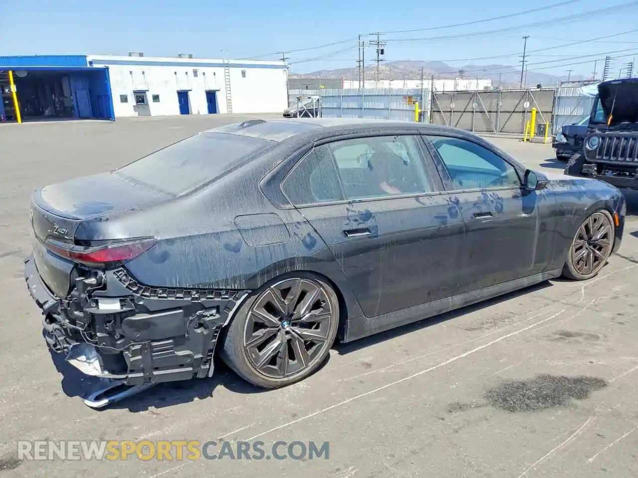 3 fotografías del automóvil dañado WBA23EH03PCN48162 BMW 7 SERIES 2023
