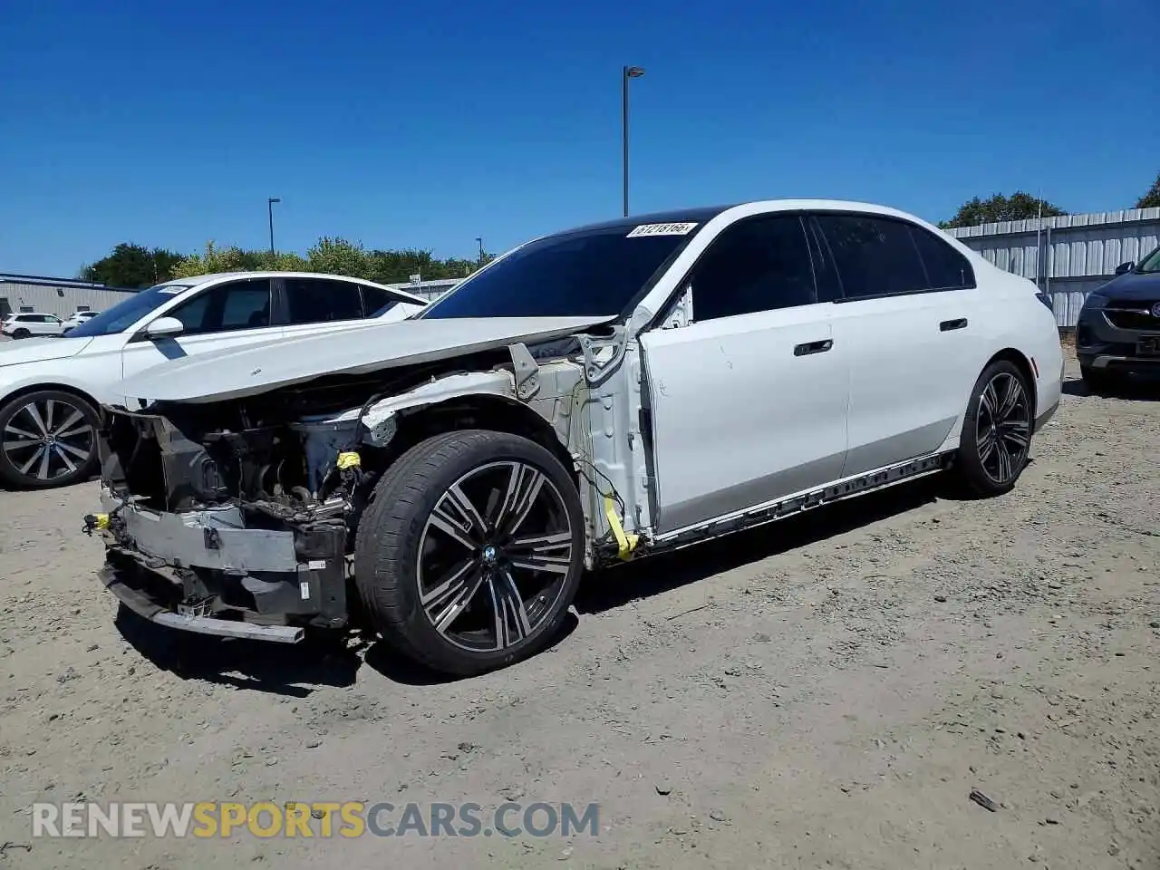 1 Photograph of a damaged car WBA23EH07PCL76962 BMW 7 SERIES 2023