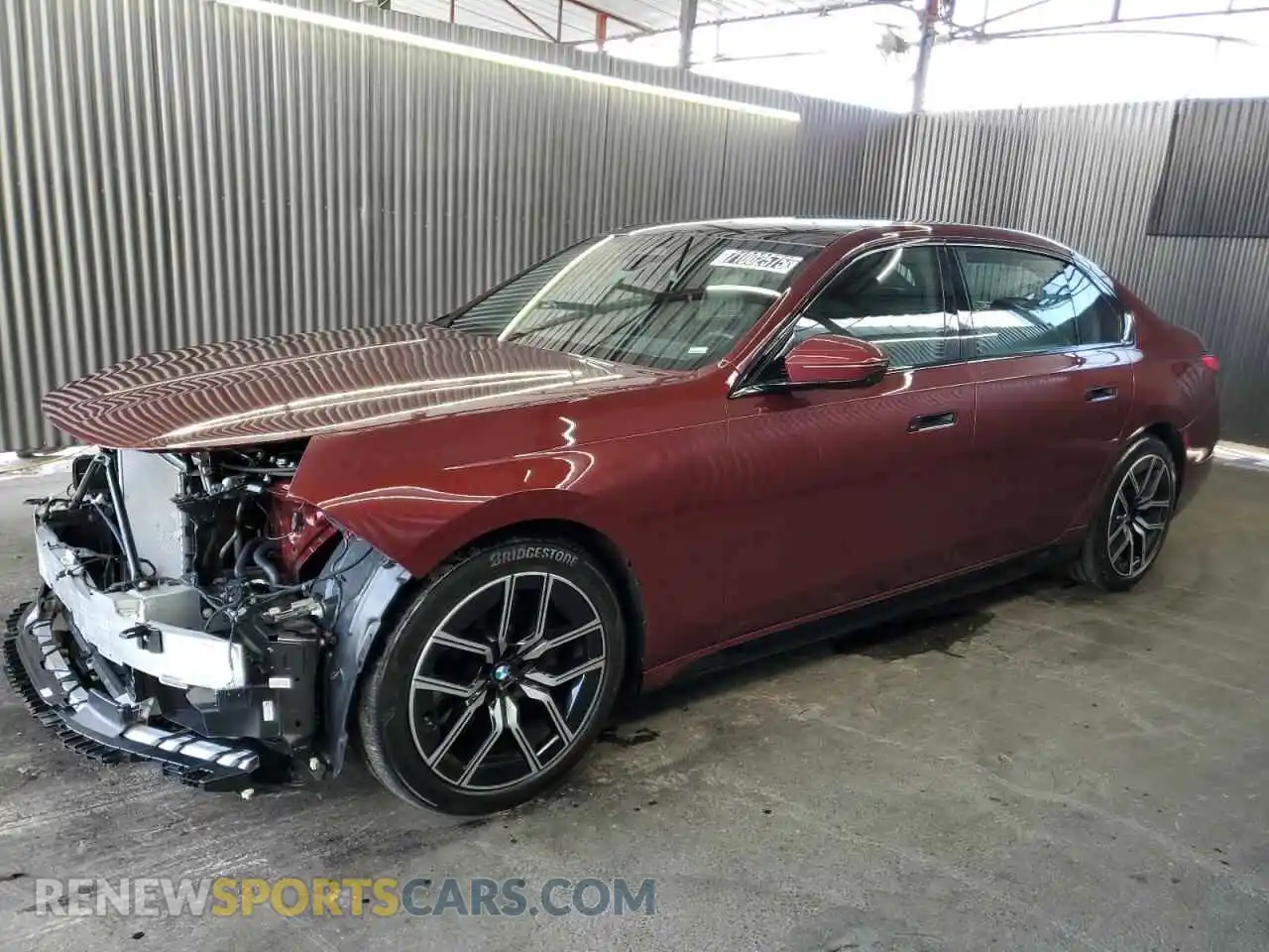 1 Photograph of a damaged car WBA23EH09SCU48950 BMW 7 SERIES 2025