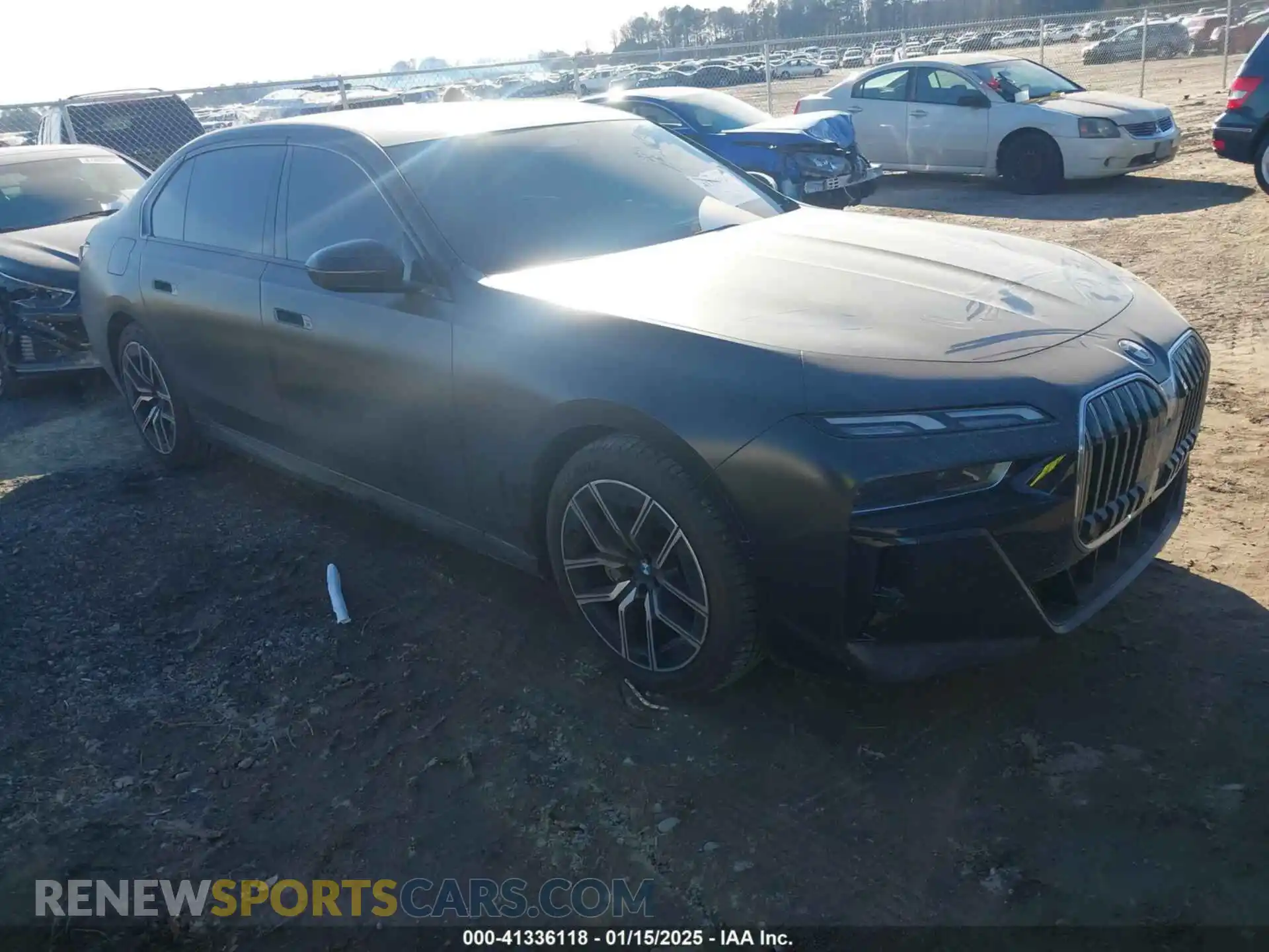 1 Photograph of a damaged car WBA23EH00PCM61075 BMW 740 2023