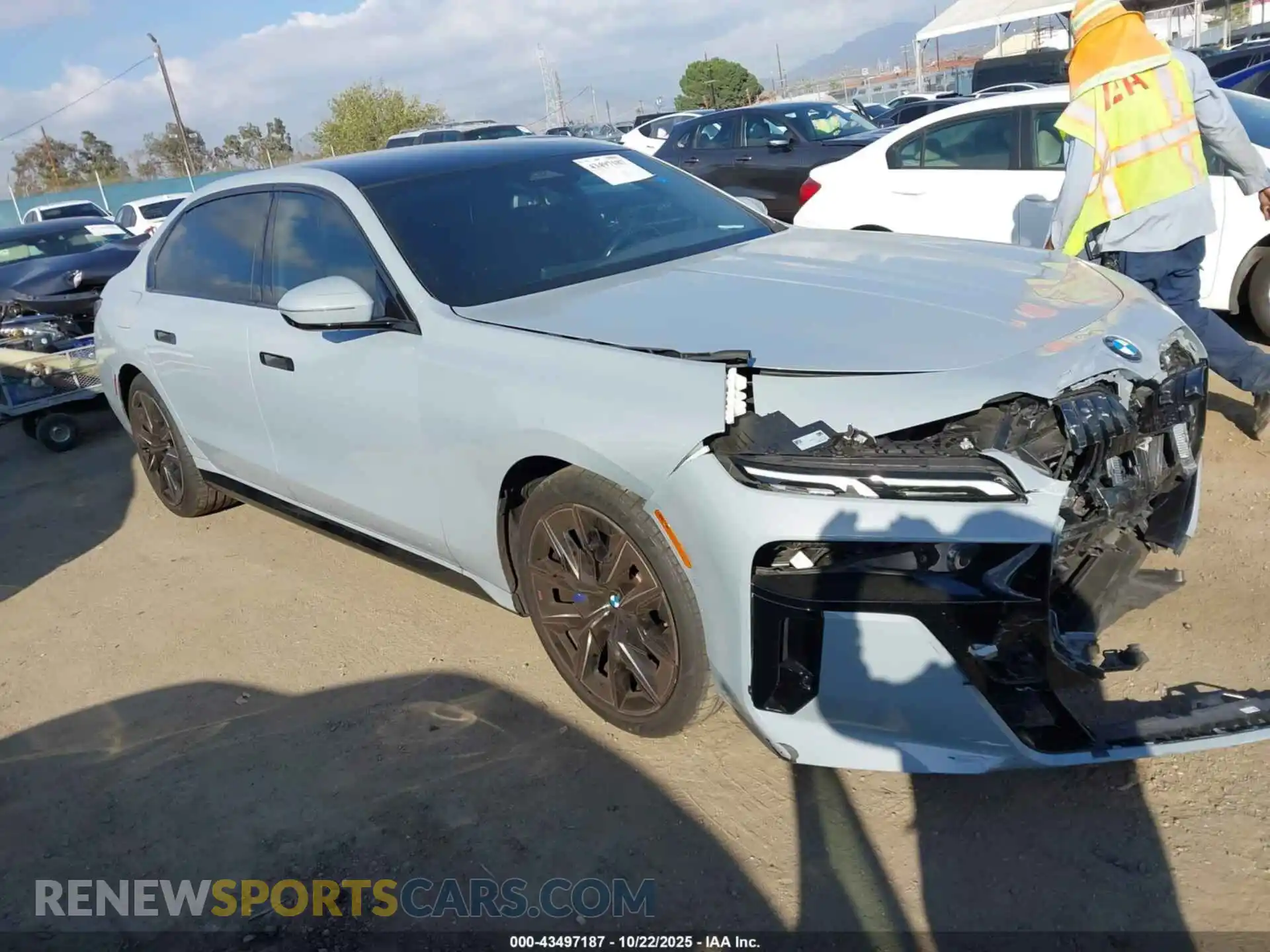 1 Photograph of a damaged car WBA23EH05PCM56633 BMW 740 2023