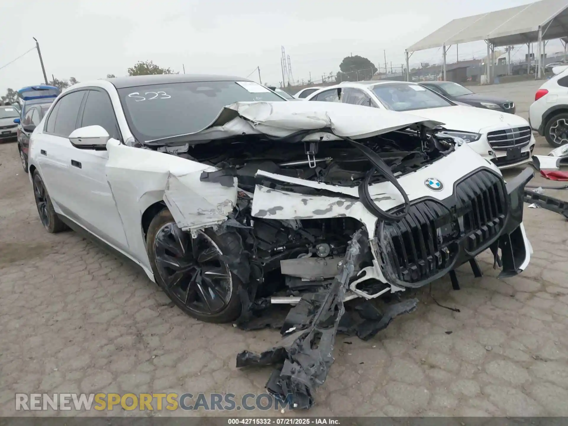 1 Photograph of a damaged car WBA23EH00RCS81677 BMW 740 2024