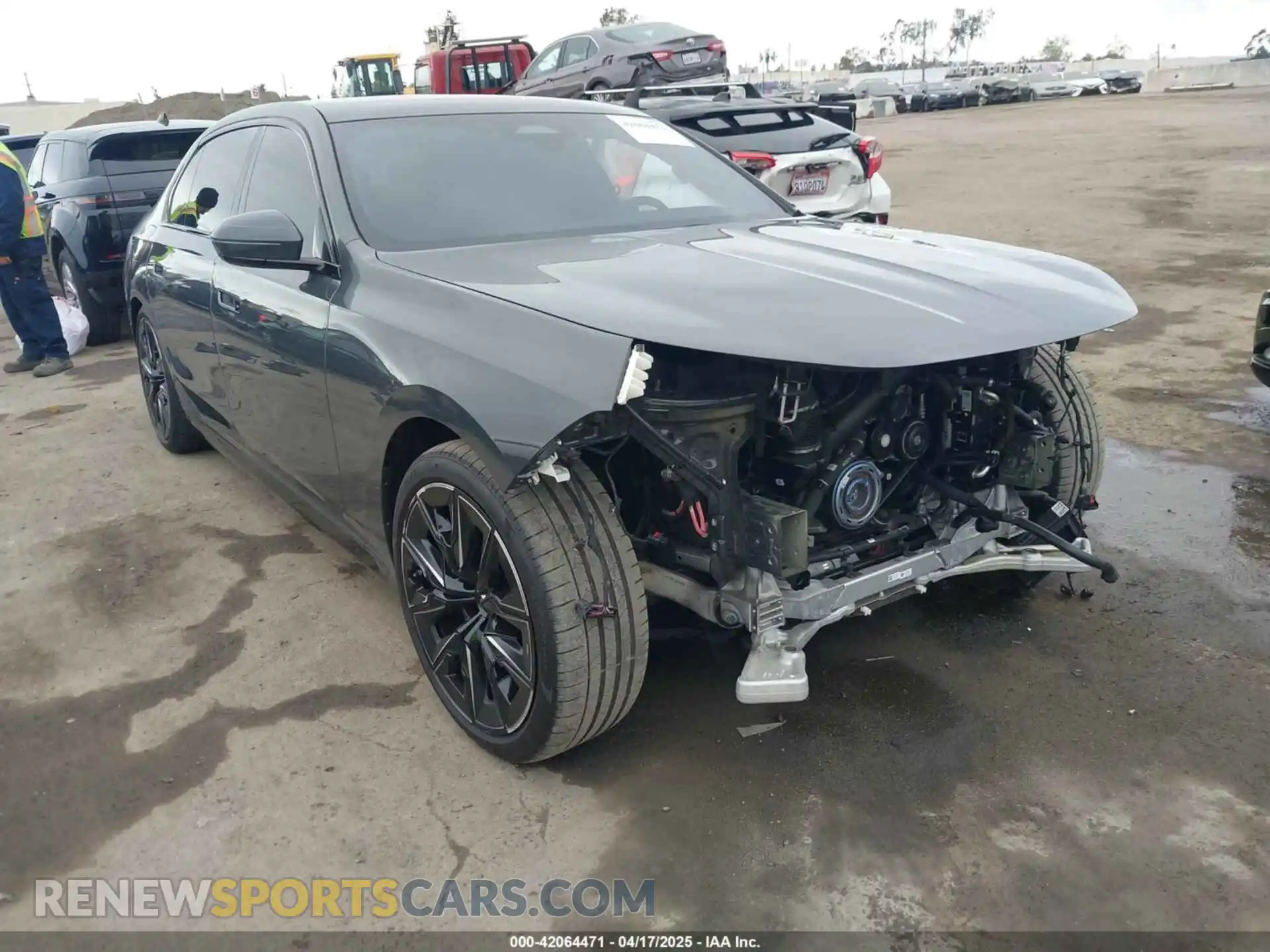 1 Photograph of a damaged car WBA23EH01RCP35452 BMW 740 2024