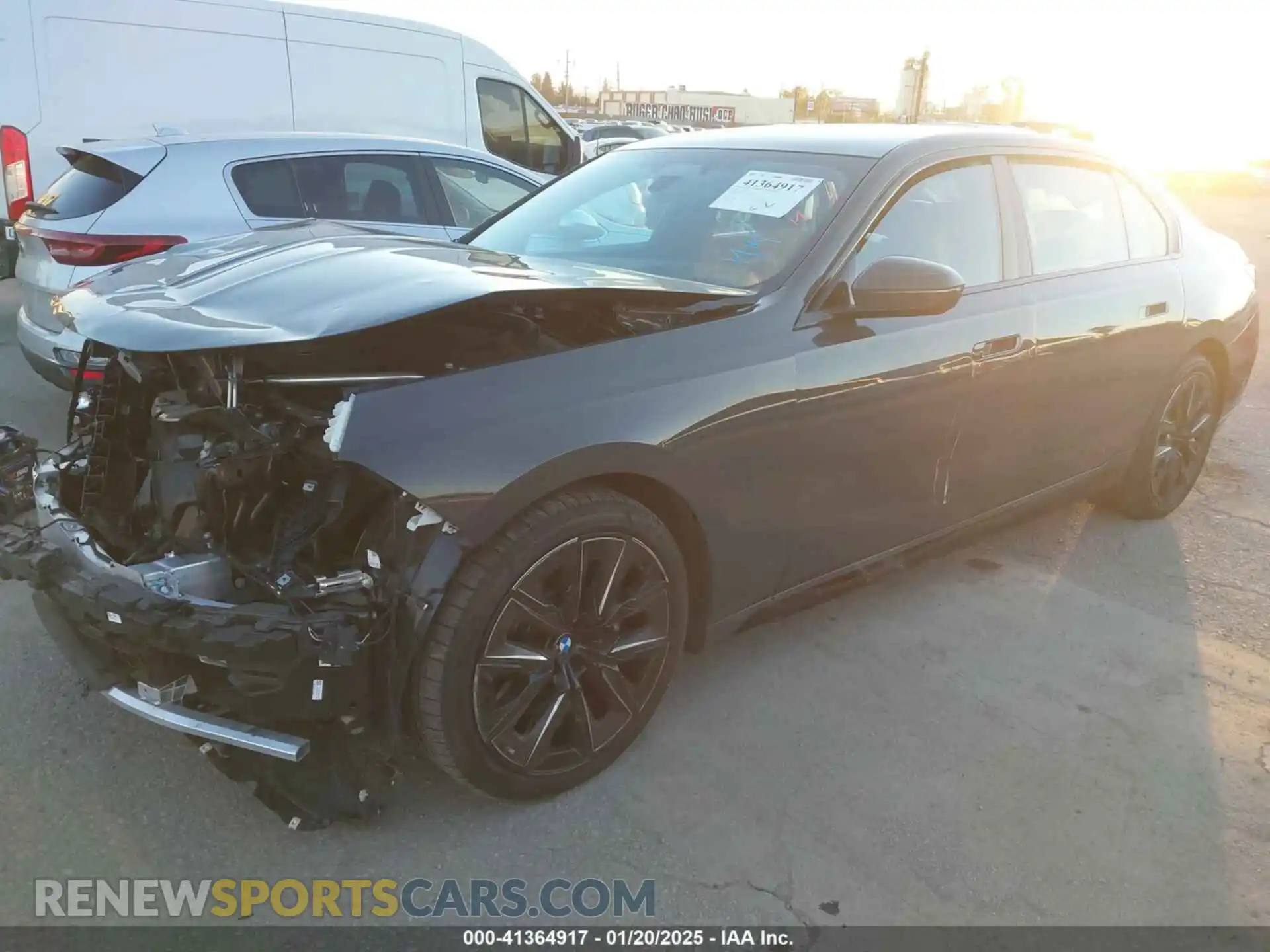 2 Photograph of a damaged car WBA23EH03RCP32228 BMW 740 2024