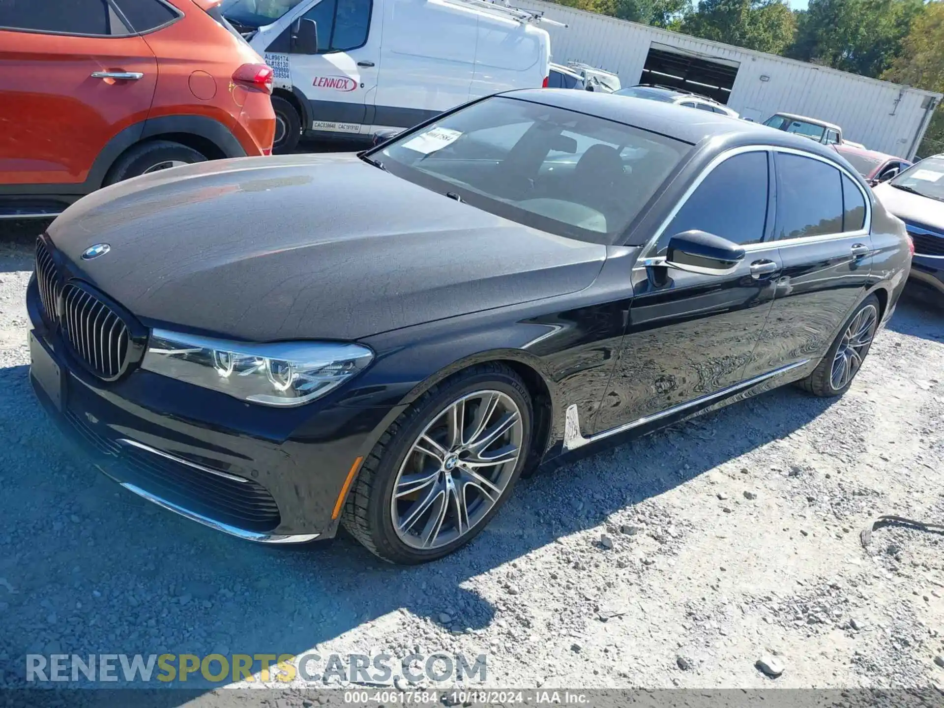 2 Photograph of a damaged car WBA7E2C52KB216696 BMW 740I 2019