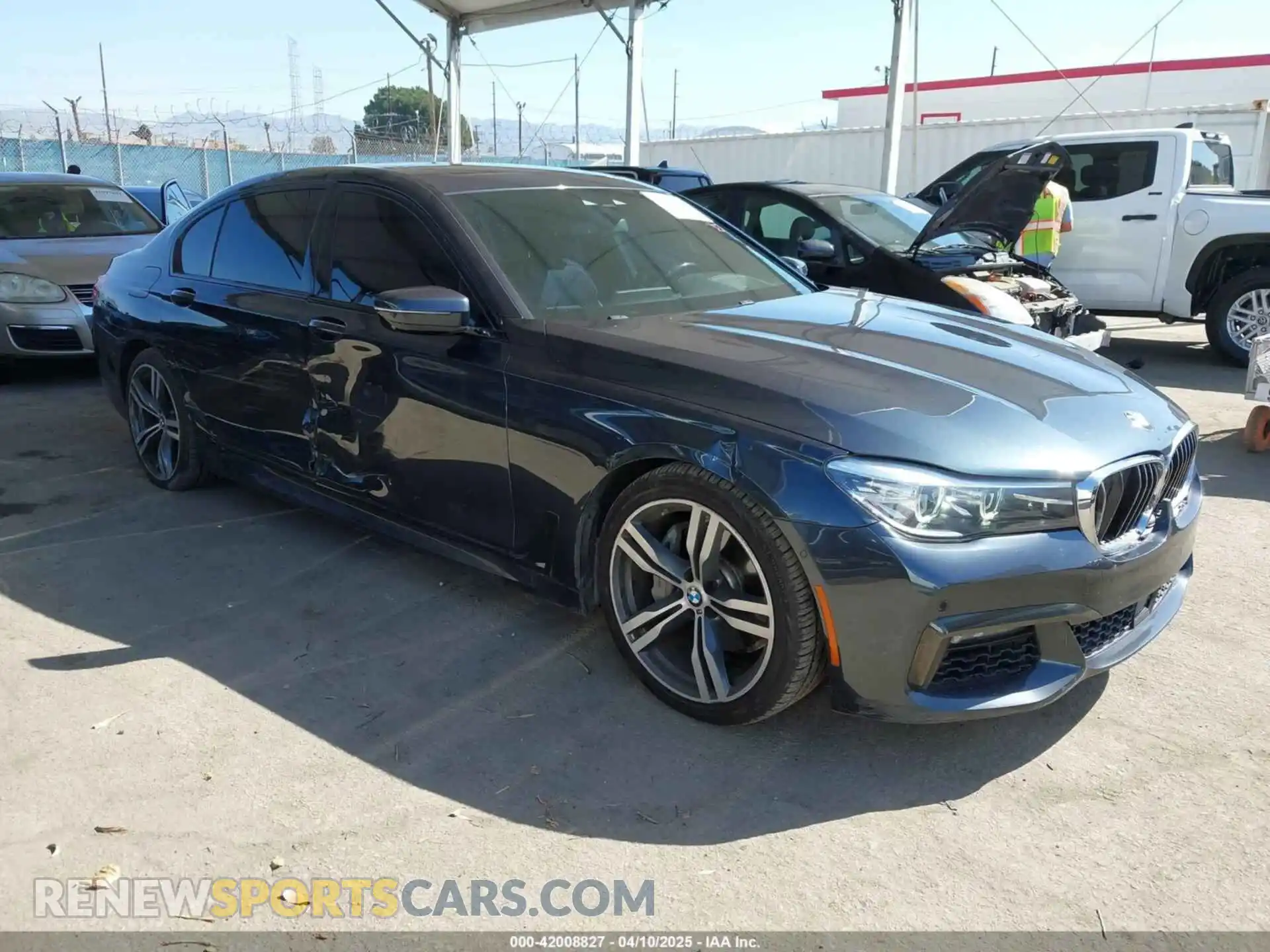 1 Photograph of a damaged car WBA7E2C53KB218375 BMW 740I 2019