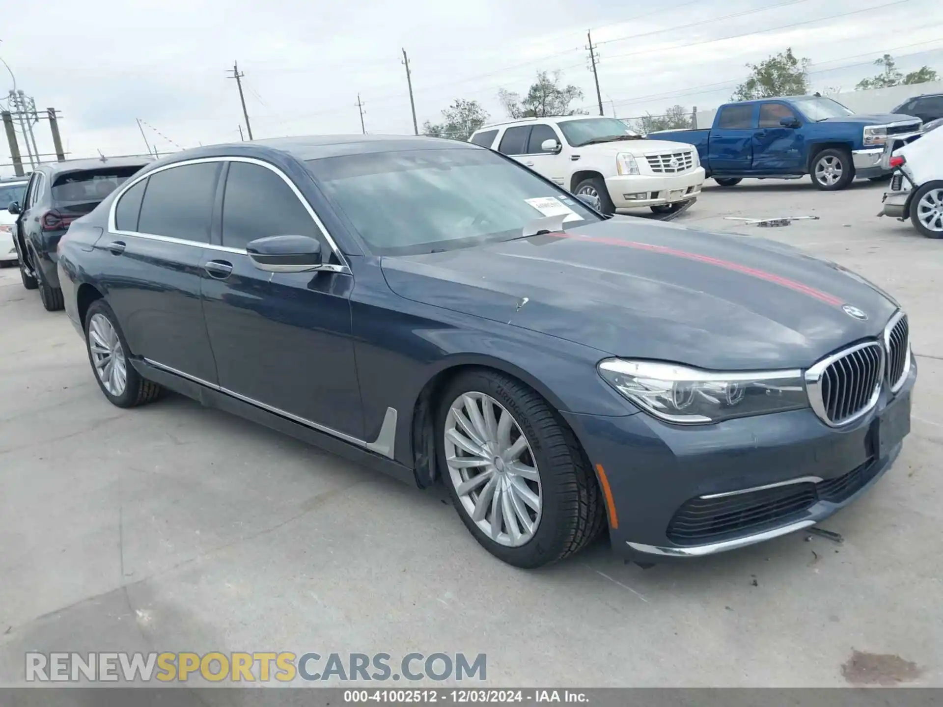 1 Photograph of a damaged car WBA7E2C55KB217051 BMW 740I 2019