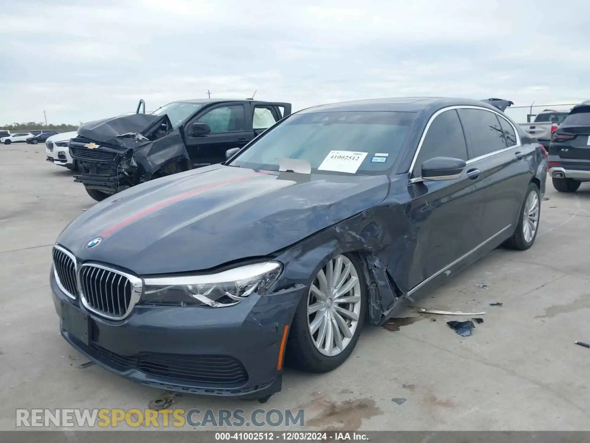 2 Photograph of a damaged car WBA7E2C55KB217051 BMW 740I 2019