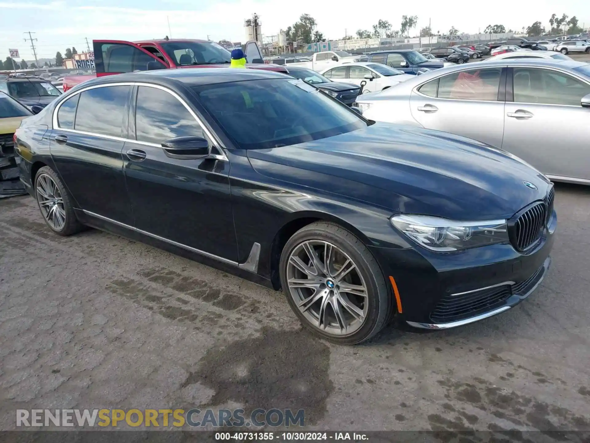 1 Photograph of a damaged car WBA7E2C56KB217625 BMW 740I 2019