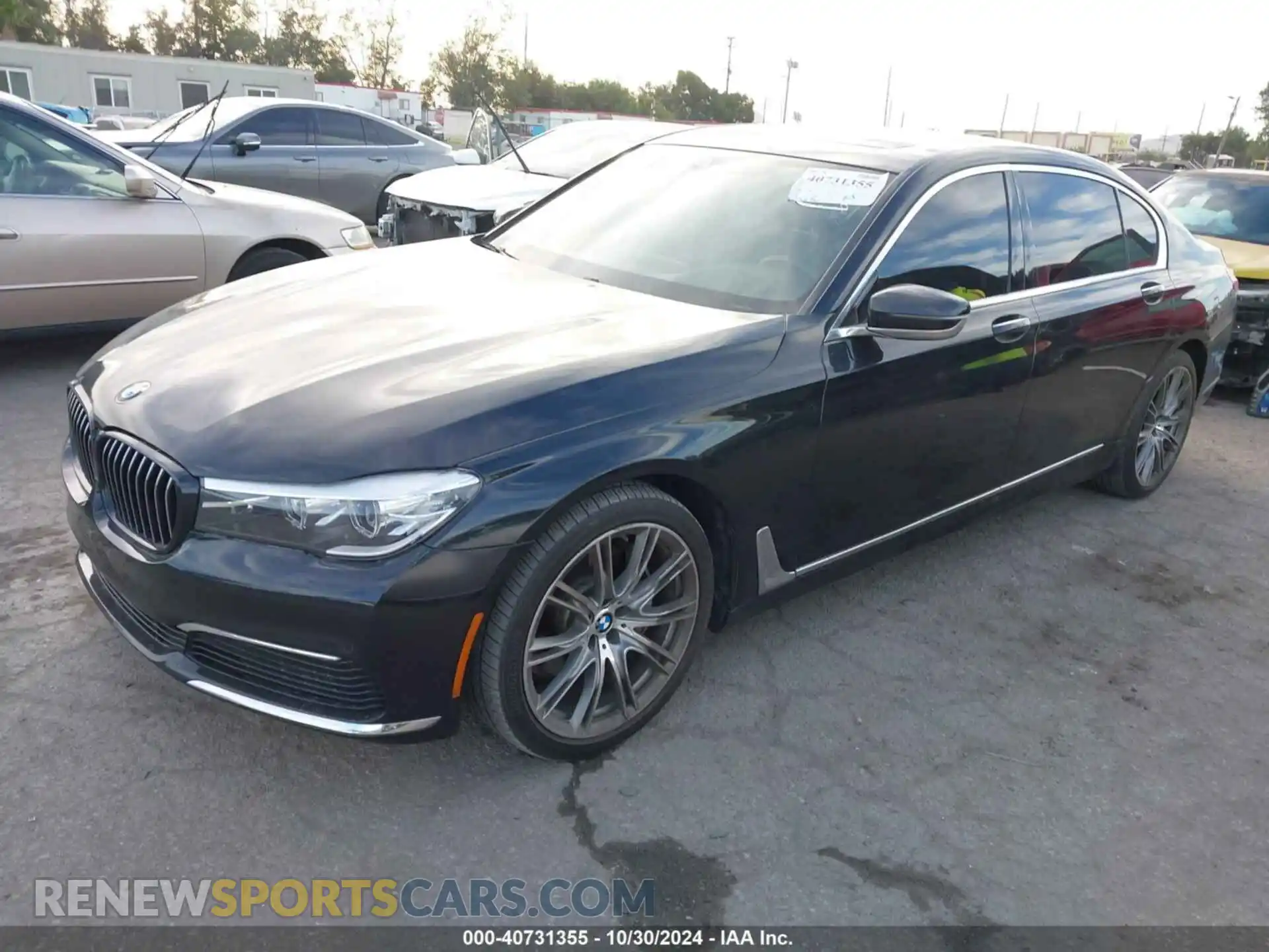 2 Photograph of a damaged car WBA7E2C56KB217625 BMW 740I 2019