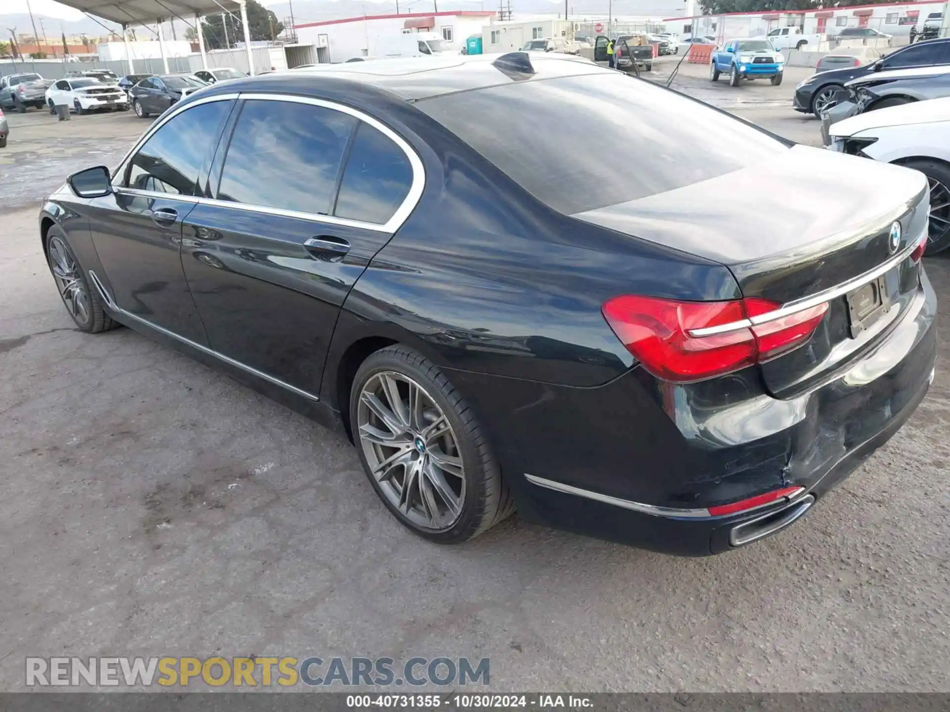 3 Photograph of a damaged car WBA7E2C56KB217625 BMW 740I 2019