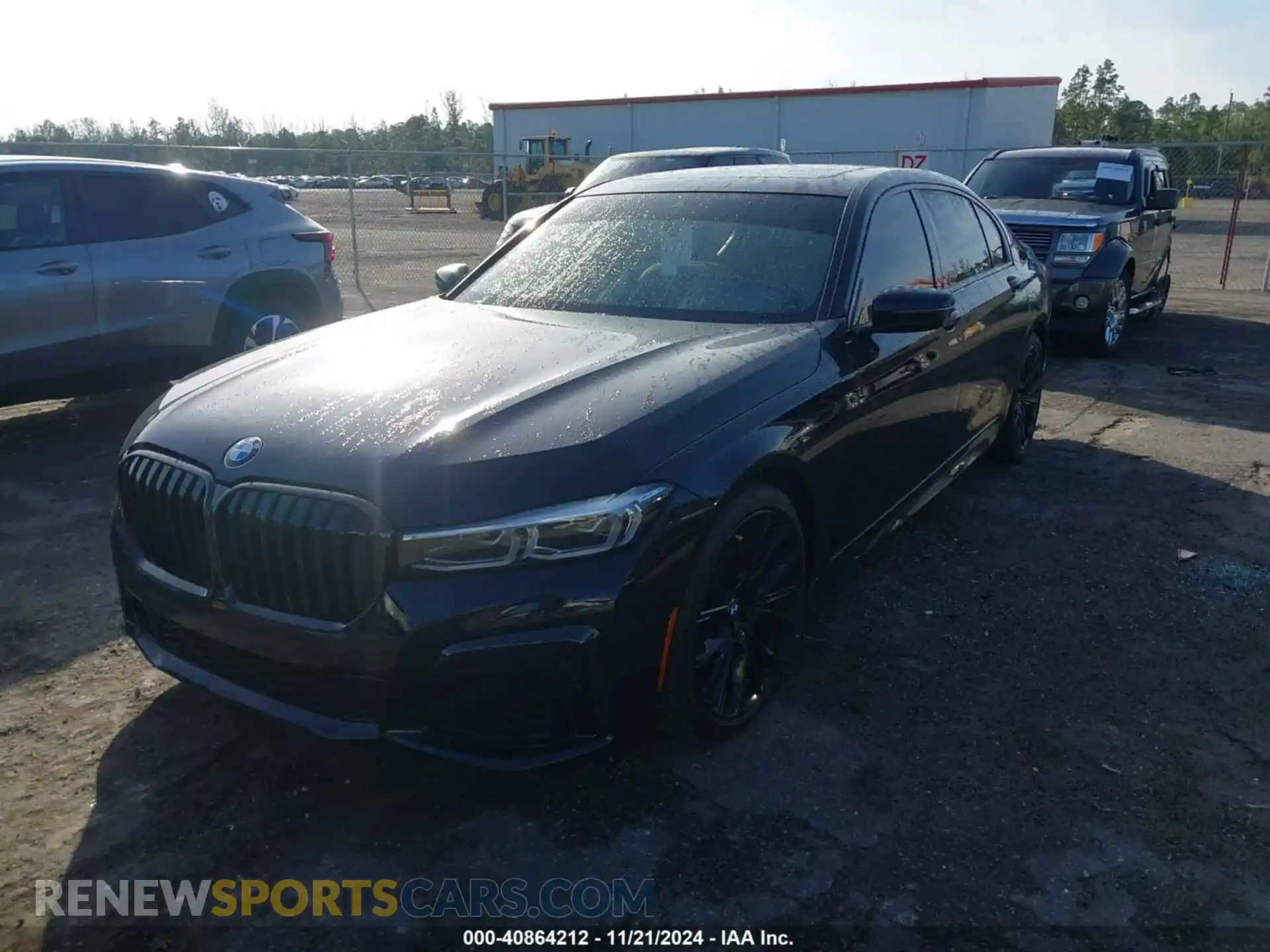 2 fotografías del automóvil dañado WBA7T2C09MCE62817 BMW 740I 2021