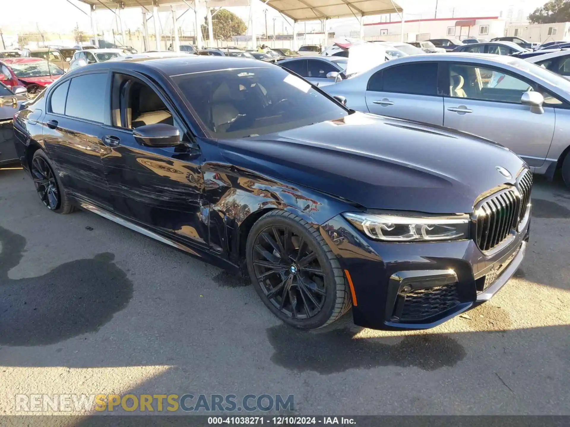 1 fotografías del automóvil dañado WBA7T2C0XMCF02144 BMW 740I 2021