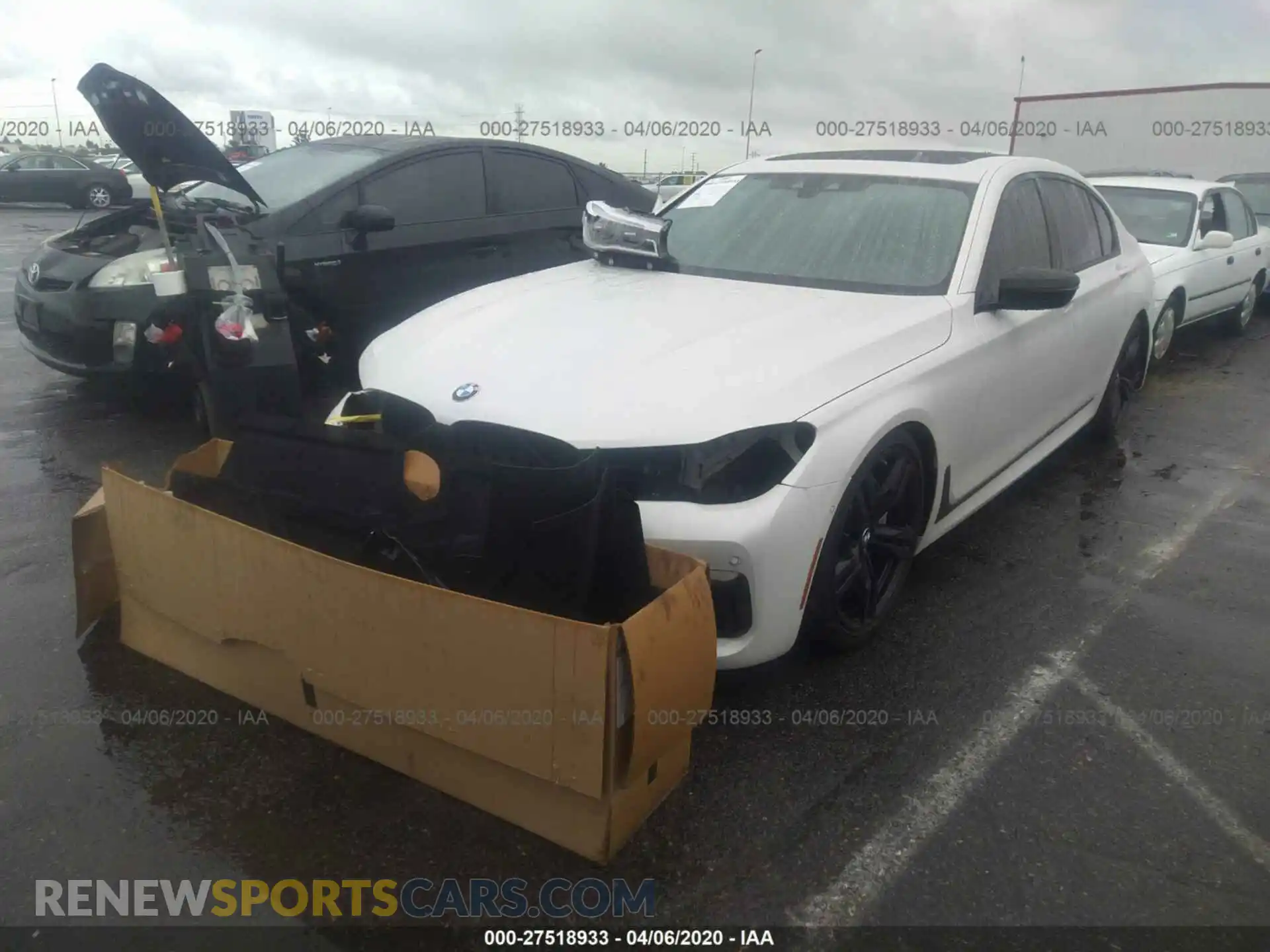 2 Фотография поврежденного автомобиля WBA7F0C59KGM25535 BMW 750 2019