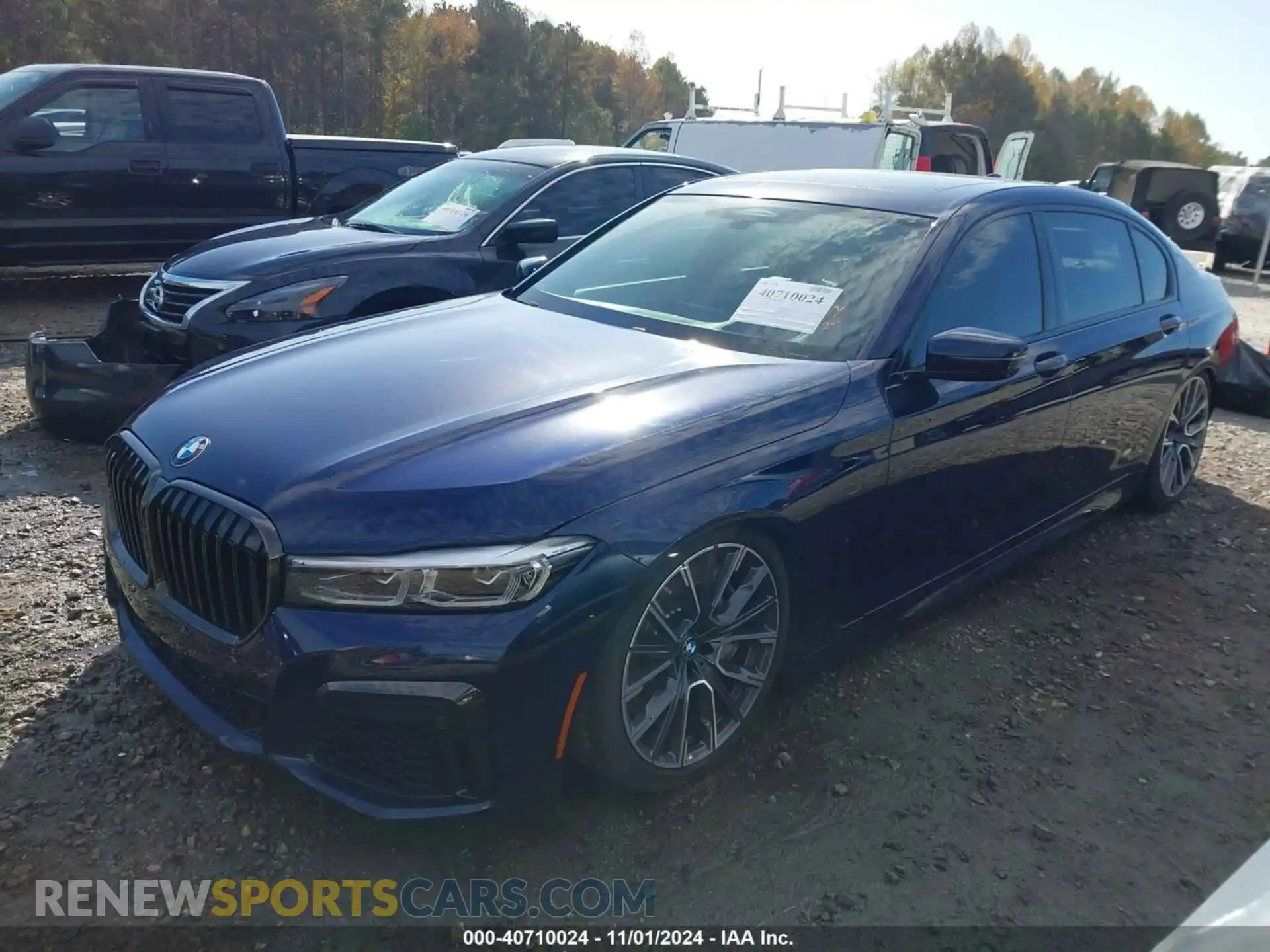 2 Фотография поврежденного автомобиля WBA7U2C03NCK05194 BMW 750 2022