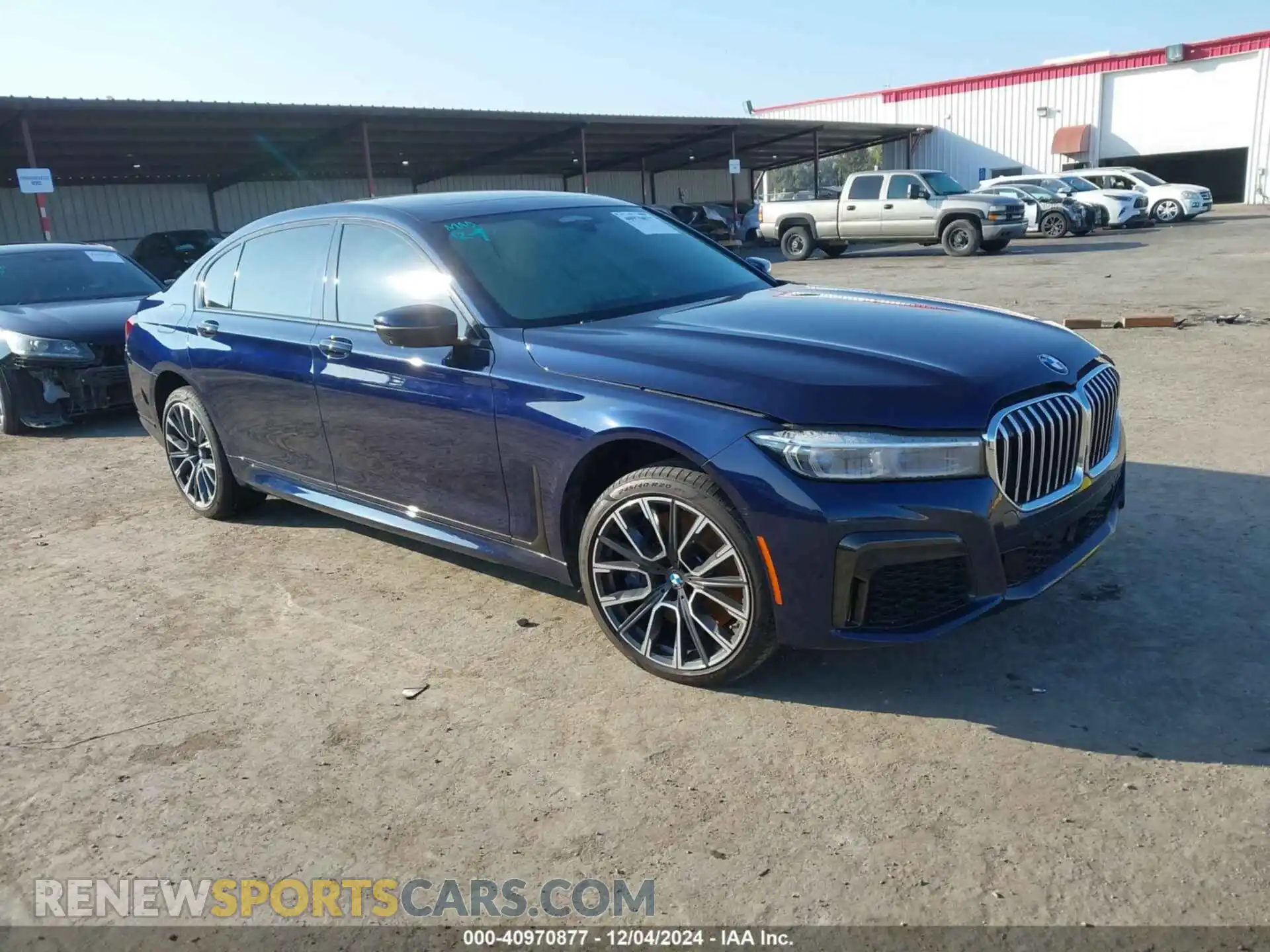 1 Photograph of a damaged car WBA7U2C09LGM27888 BMW 750I 2020